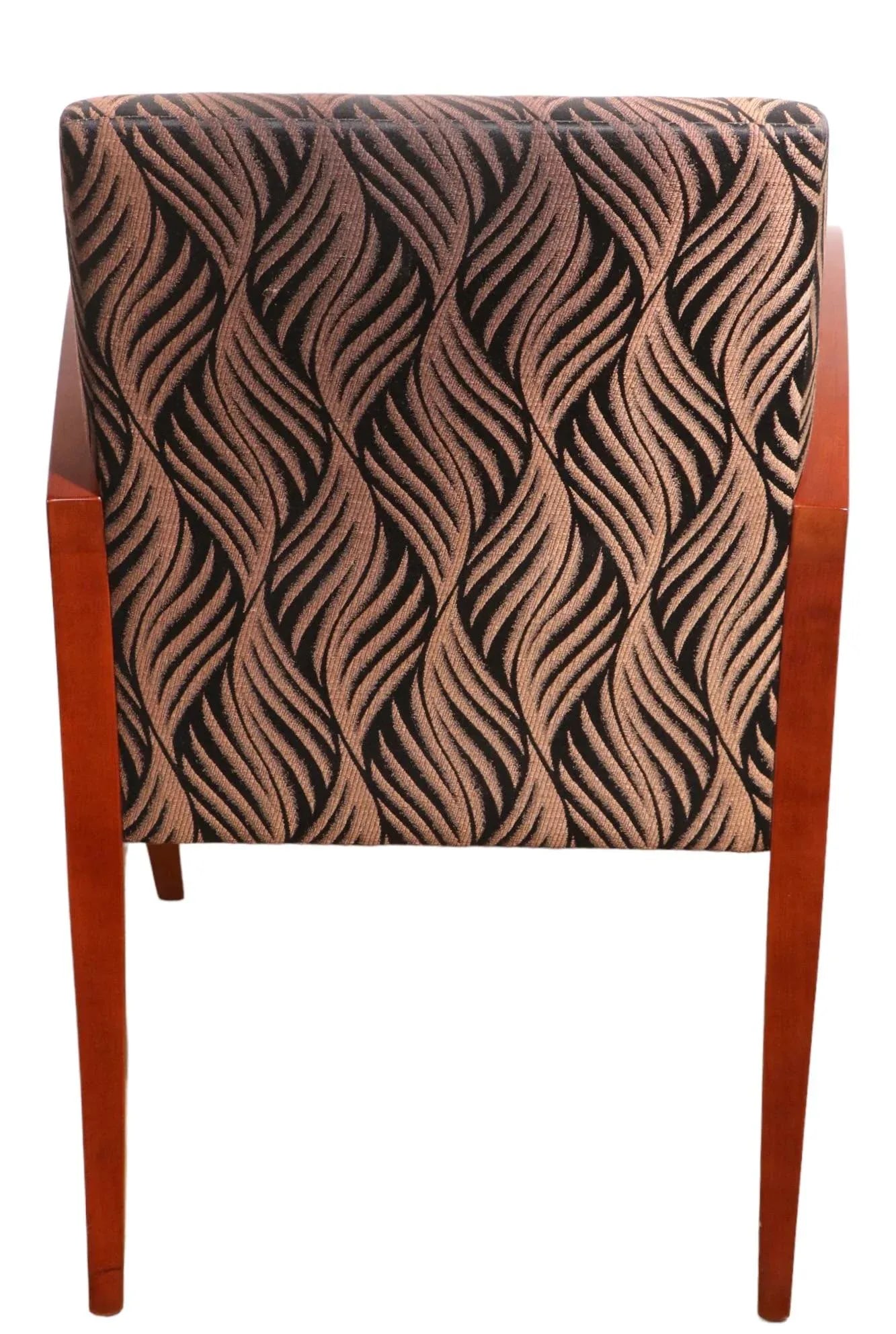Pr. Decorative Scroll Arm Chairs by Bonaventure Furniture Industries - 3
