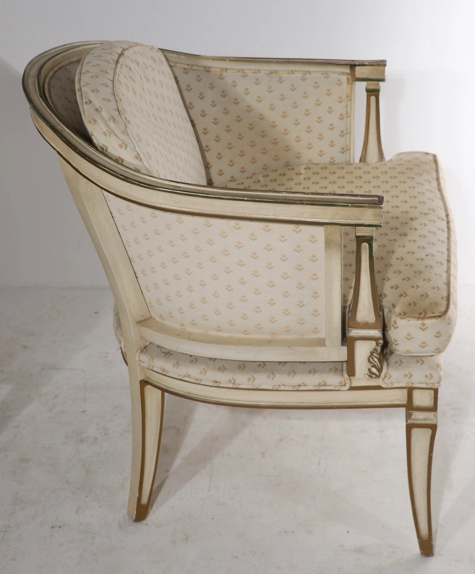 Mid Century Hollywood Regency Tub Chairs After Parzinger - a Pair - 5