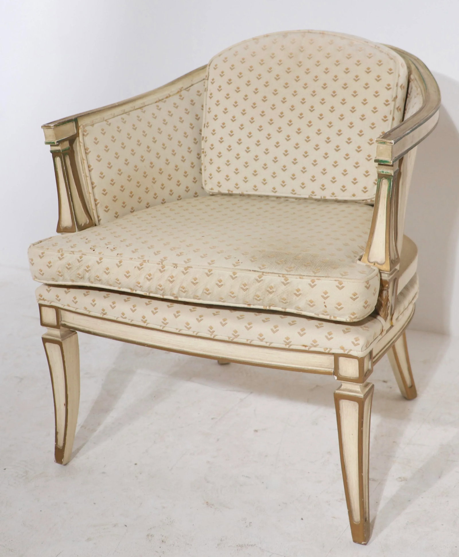 Mid Century Hollywood Regency Tub Chairs After Parzinger - a Pair - 7