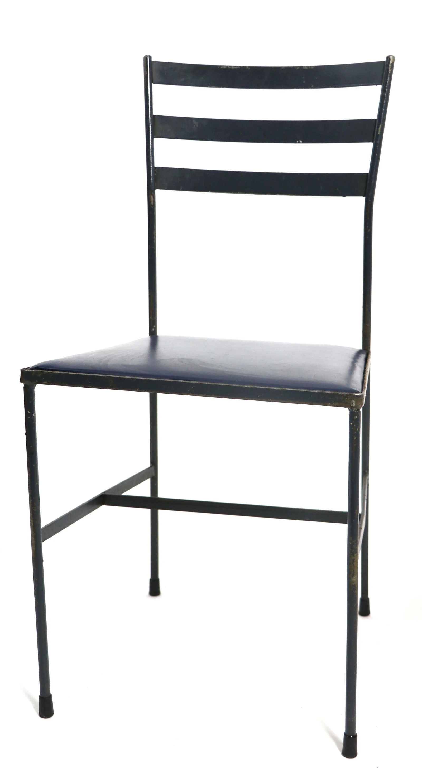 Pr. Mid Century Wrought Iron Side Chairs in the Style of Arbuck McCobb Nelson - 5