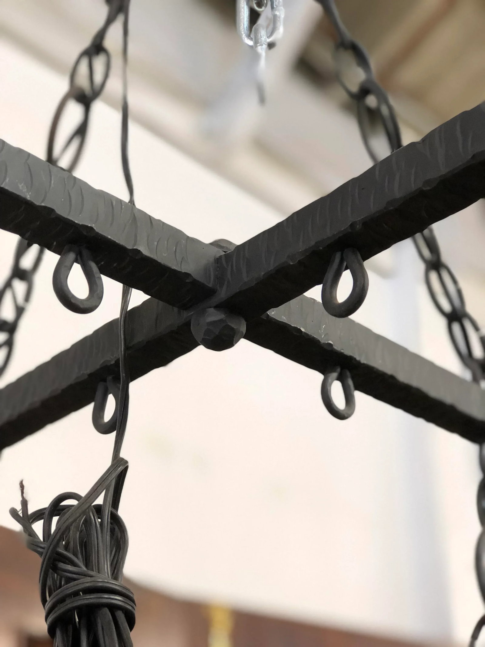 Spanish Gothic Revival Hanging Pendant Chandelier - 3