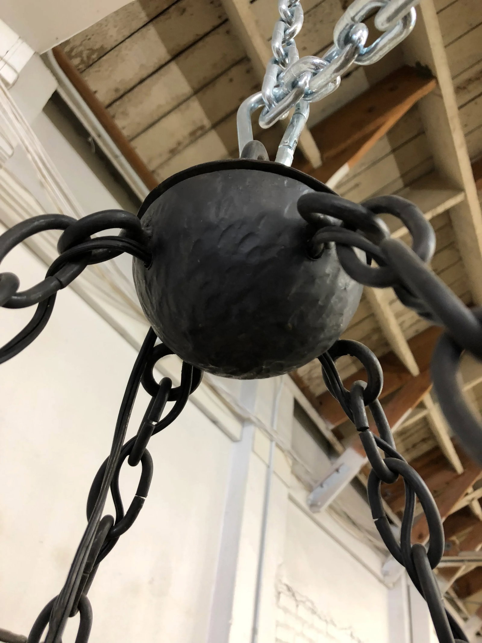 Spanish Gothic Revival Hanging Pendant Chandelier - 7