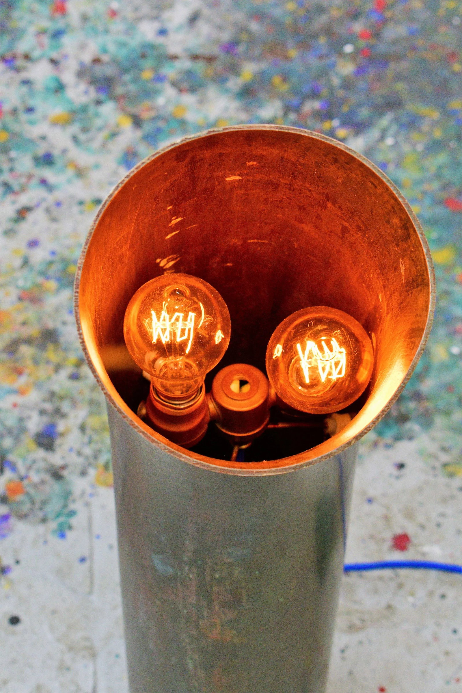 21st Century Copper Tube Lamp - 7