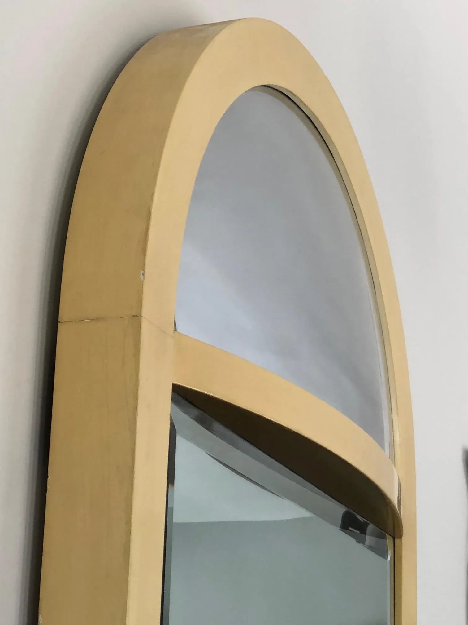 Vintage Karl Springer Lacquer Frame Mirror - 2