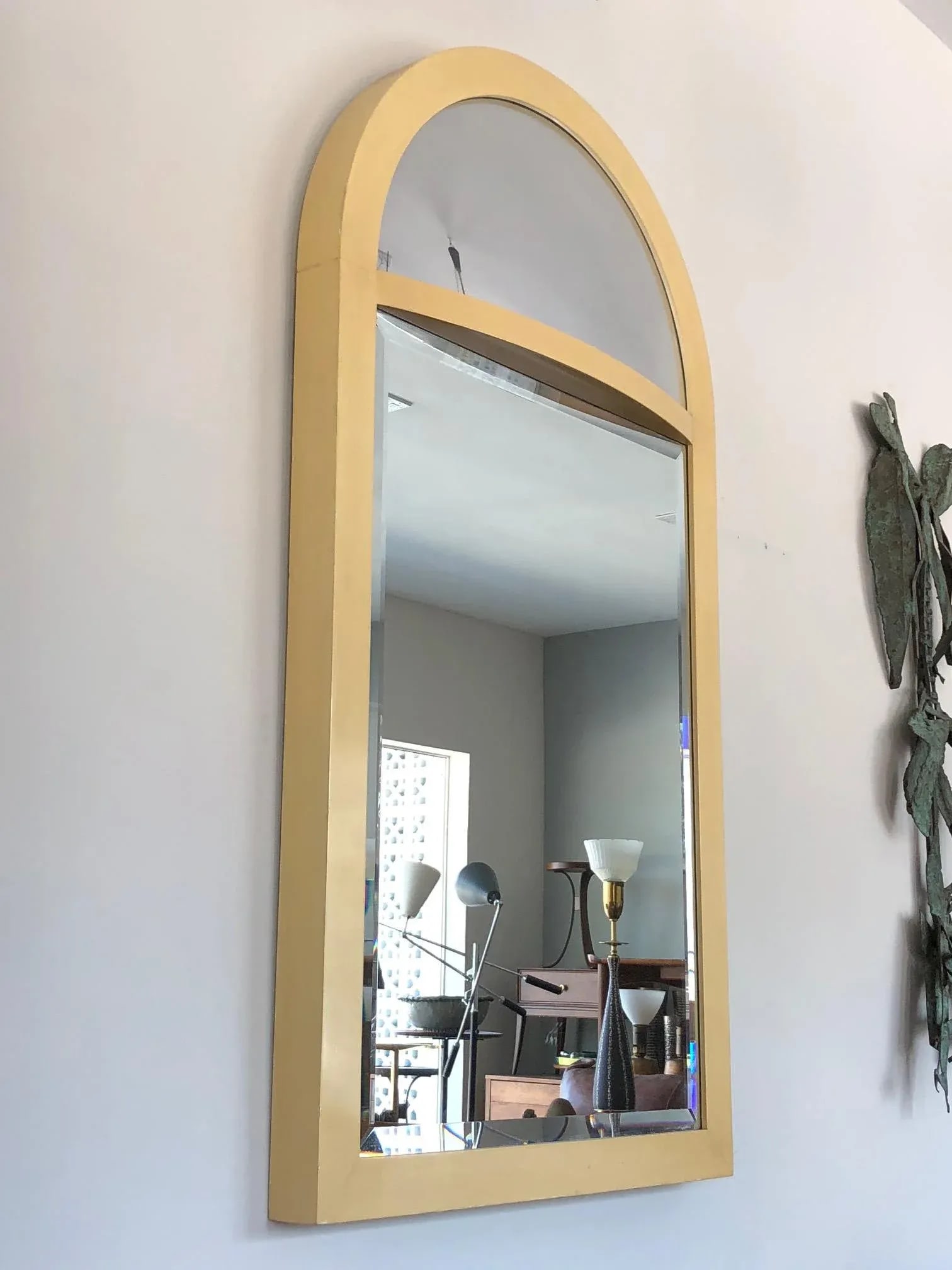Vintage Karl Springer Lacquer Frame Mirror - 3