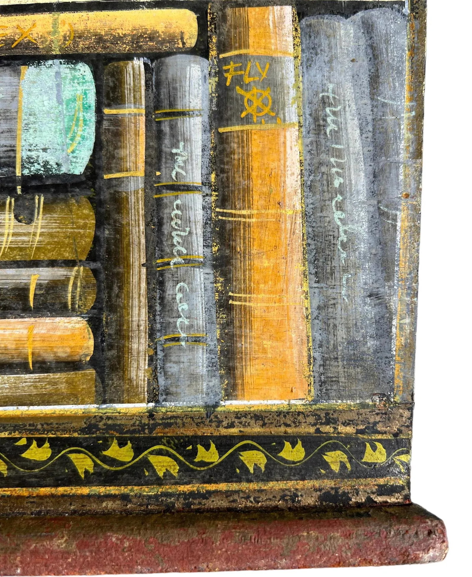 Fornasetti Style Book Planter/ Kindling Box - 5