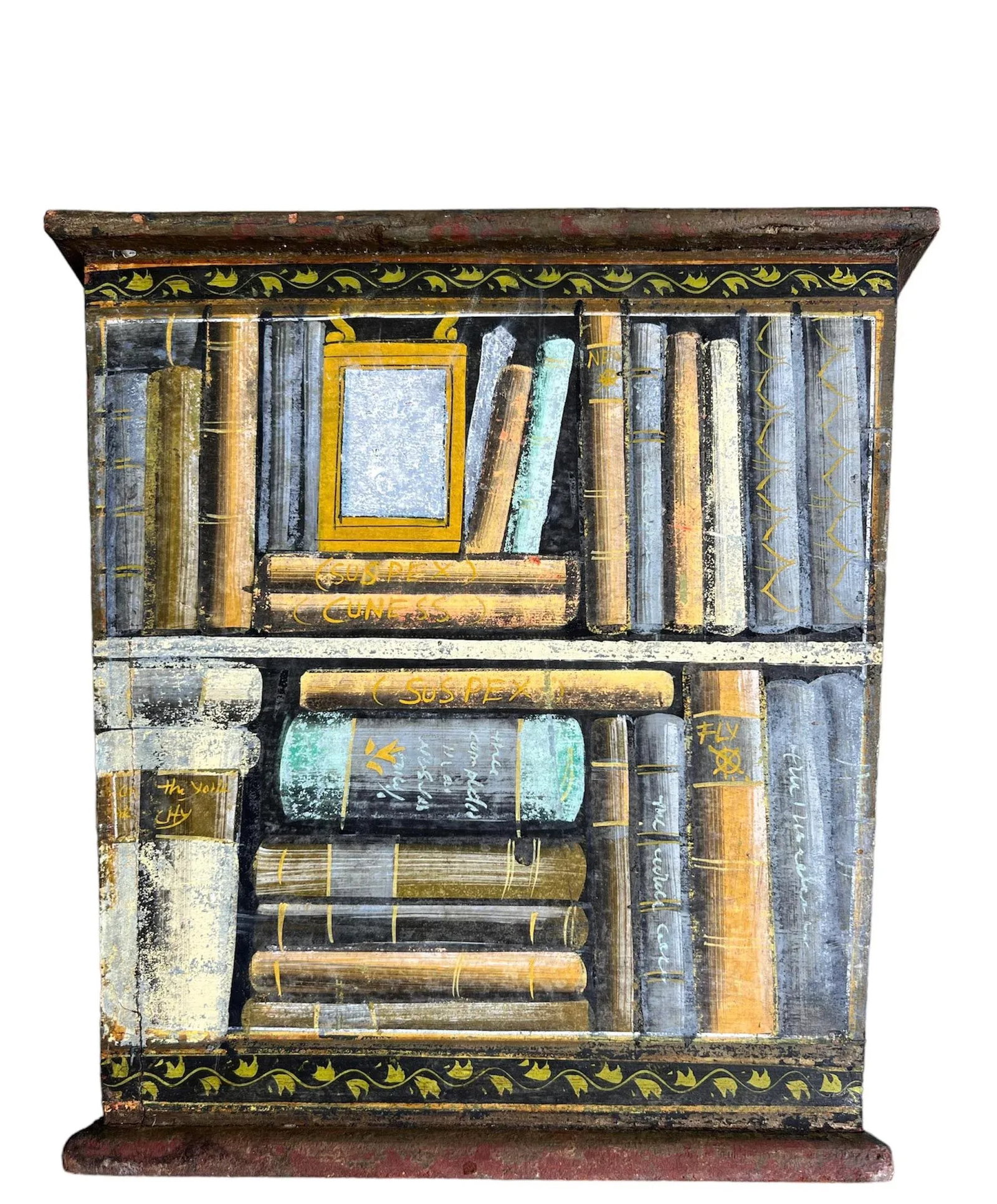 Fornasetti Style Book Planter/ Kindling Box - 7