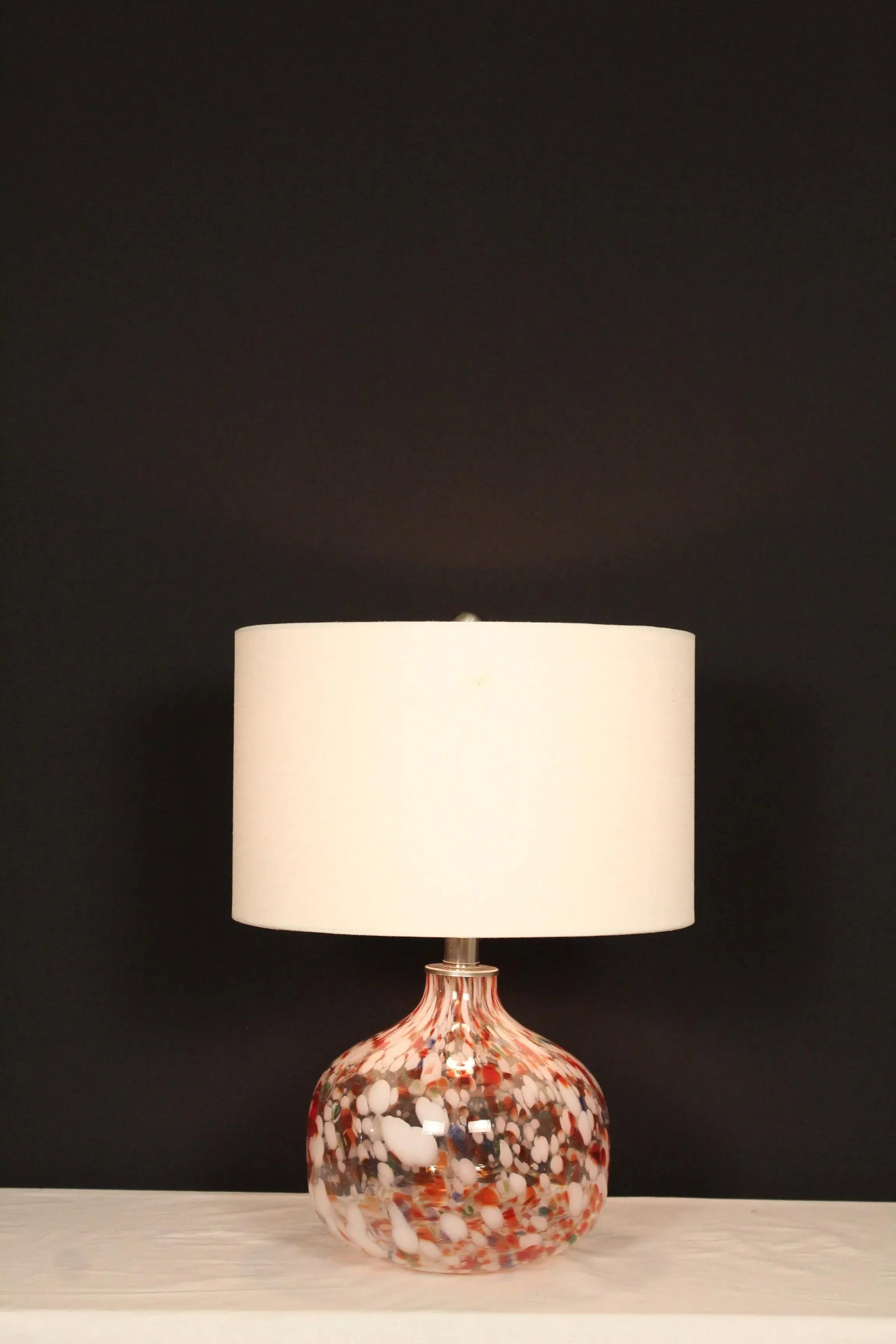 Mid 20th Century Petite Mezza Murano Style Lamp - 2