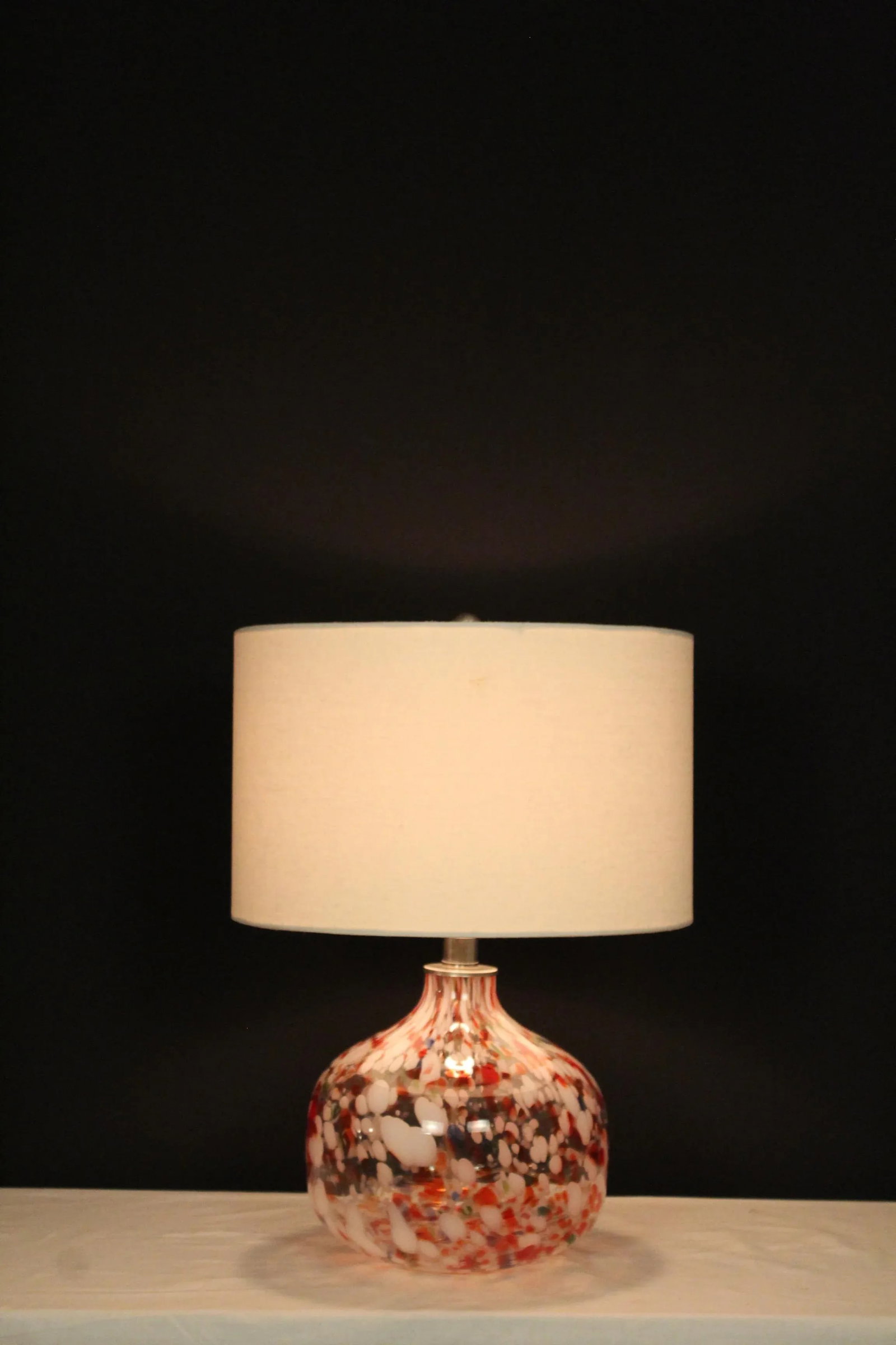 Mid 20th Century Petite Mezza Murano Style Lamp - 3