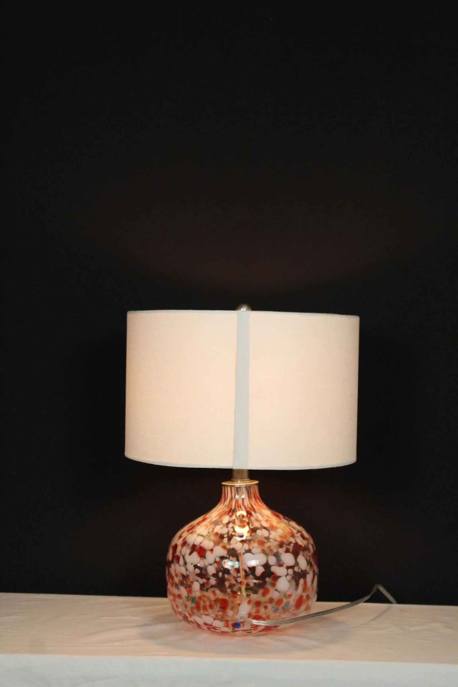 Mid 20th Century Petite Mezza Murano Style Lamp - 7