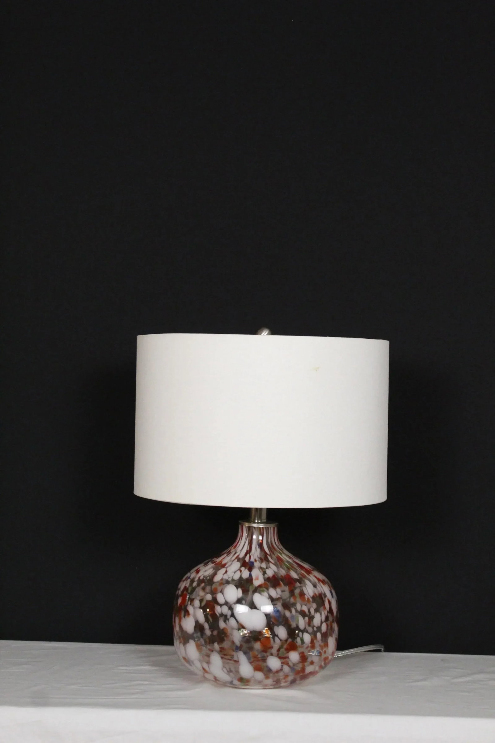 Mid 20th Century Petite Mezza Murano Style Lamp - 9