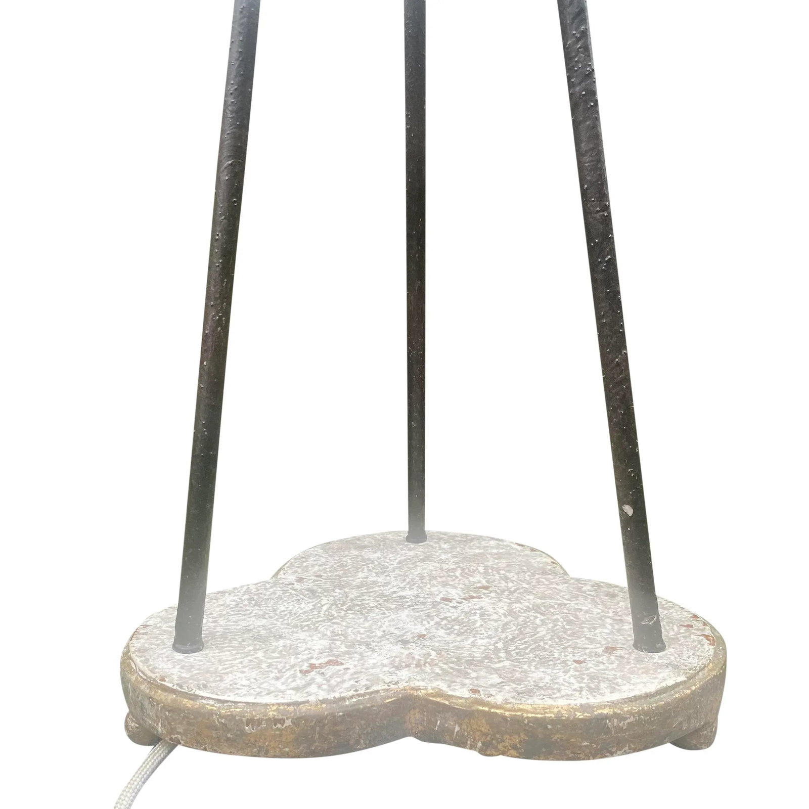 Wrought Iron Tripod Floor Lamp - 5