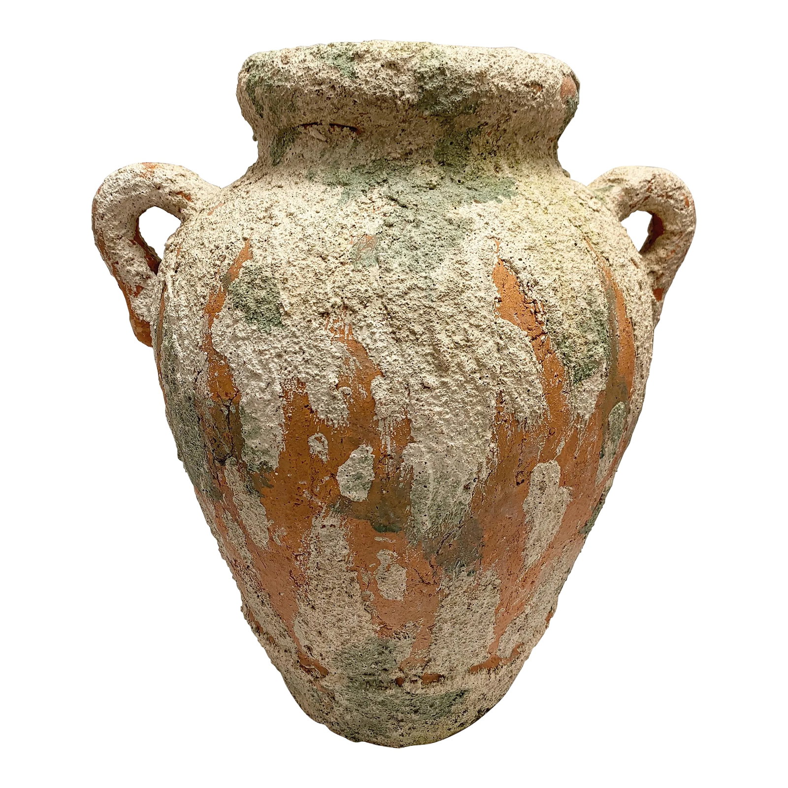 Large Earthy Rustic Tuscan Pottery Vase or Vessel (1 of 10)