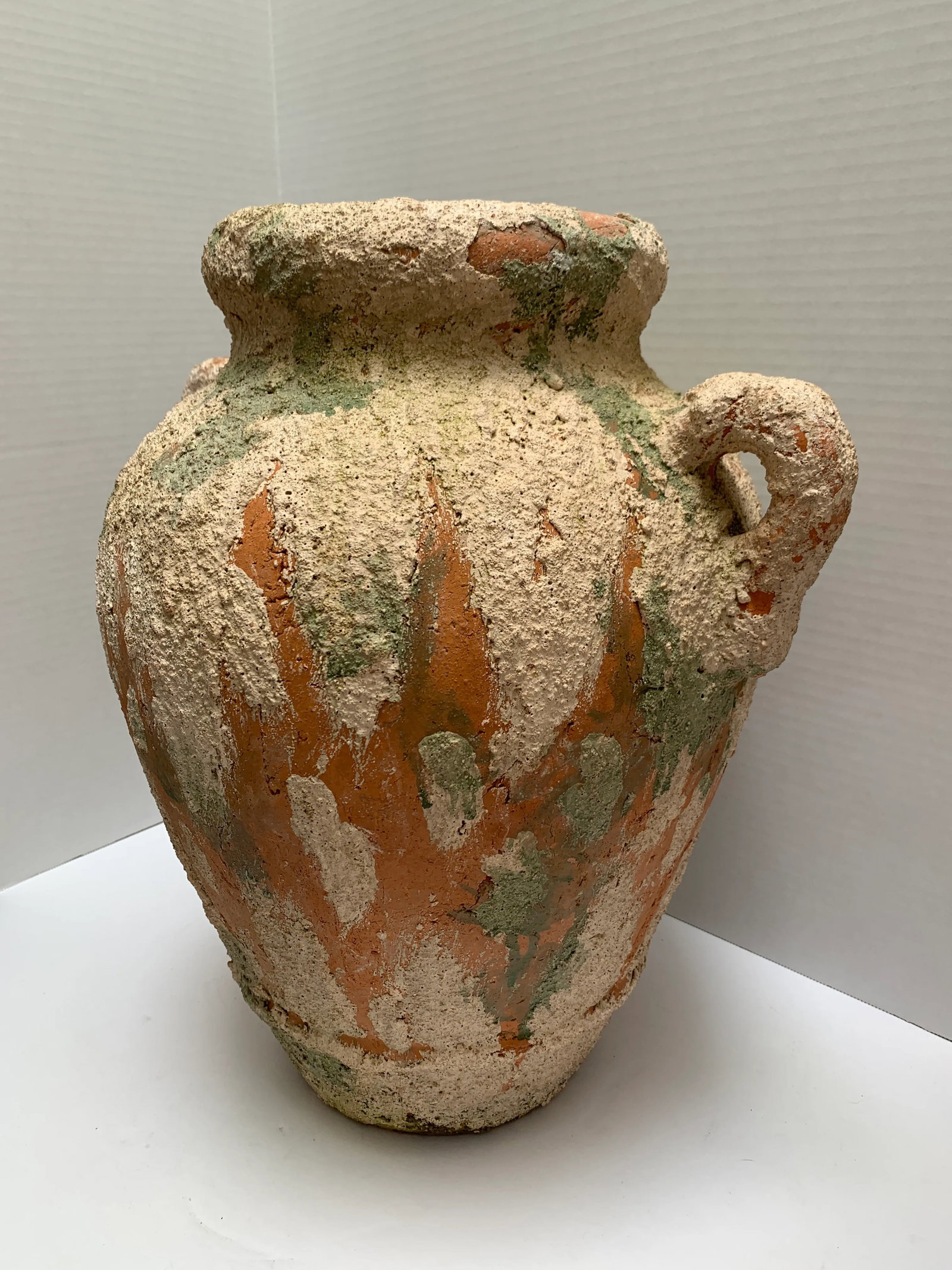 Large Earthy Rustic Tuscan Pottery Vase or Vessel - 2