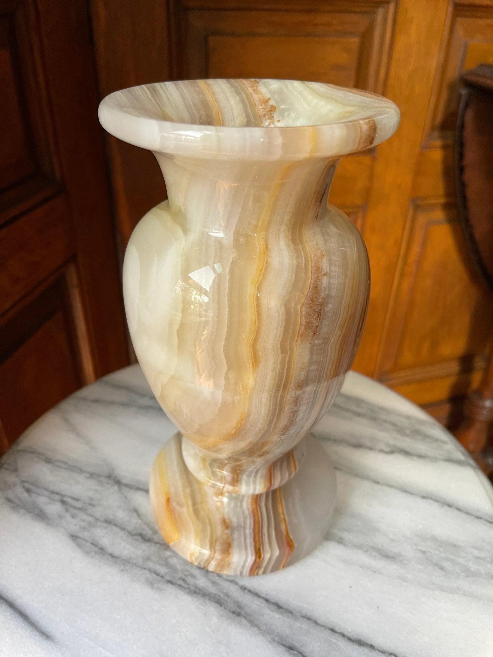 Vintage Onyx Vase - 11