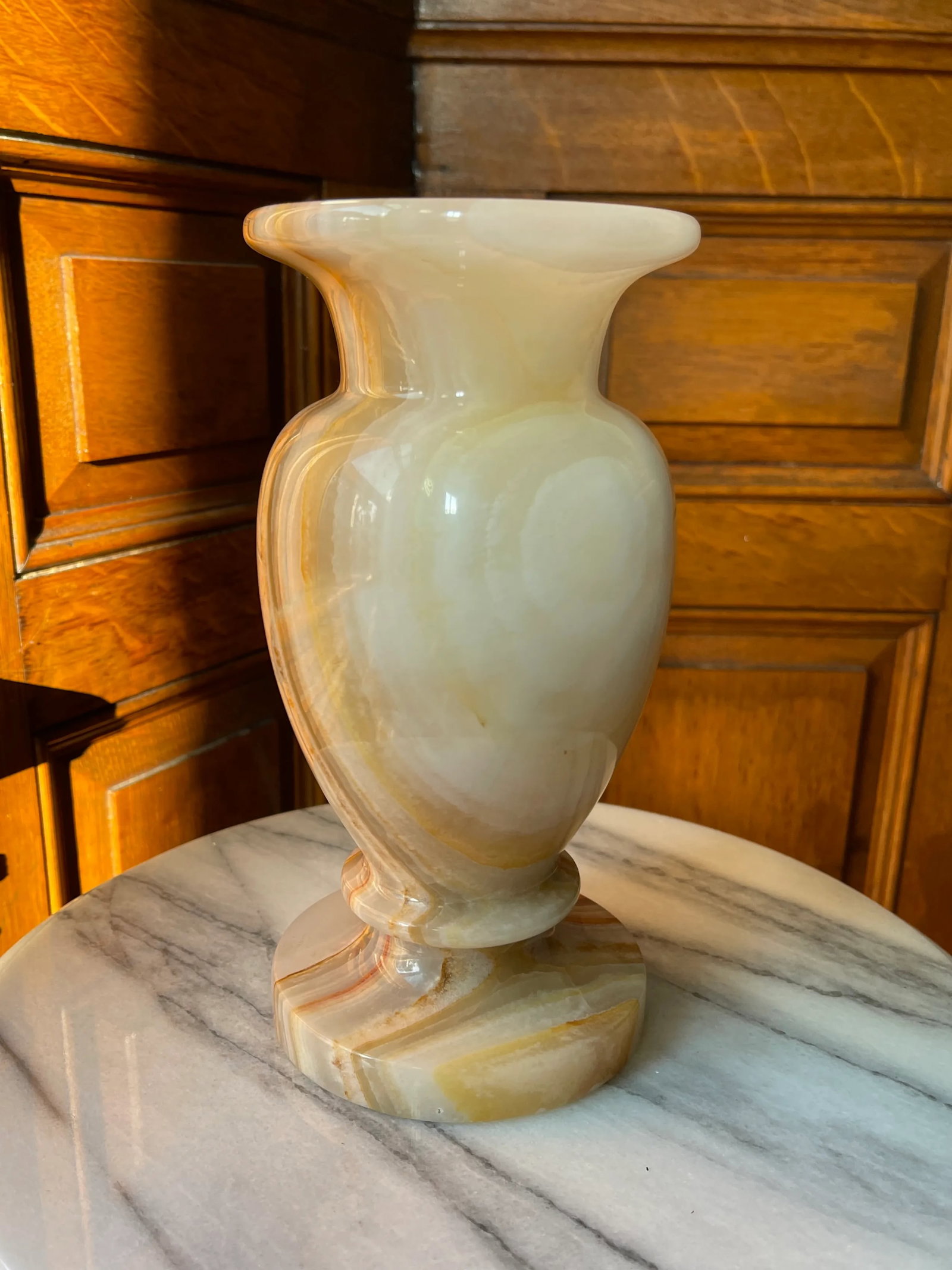 Vintage Onyx Vase - 3