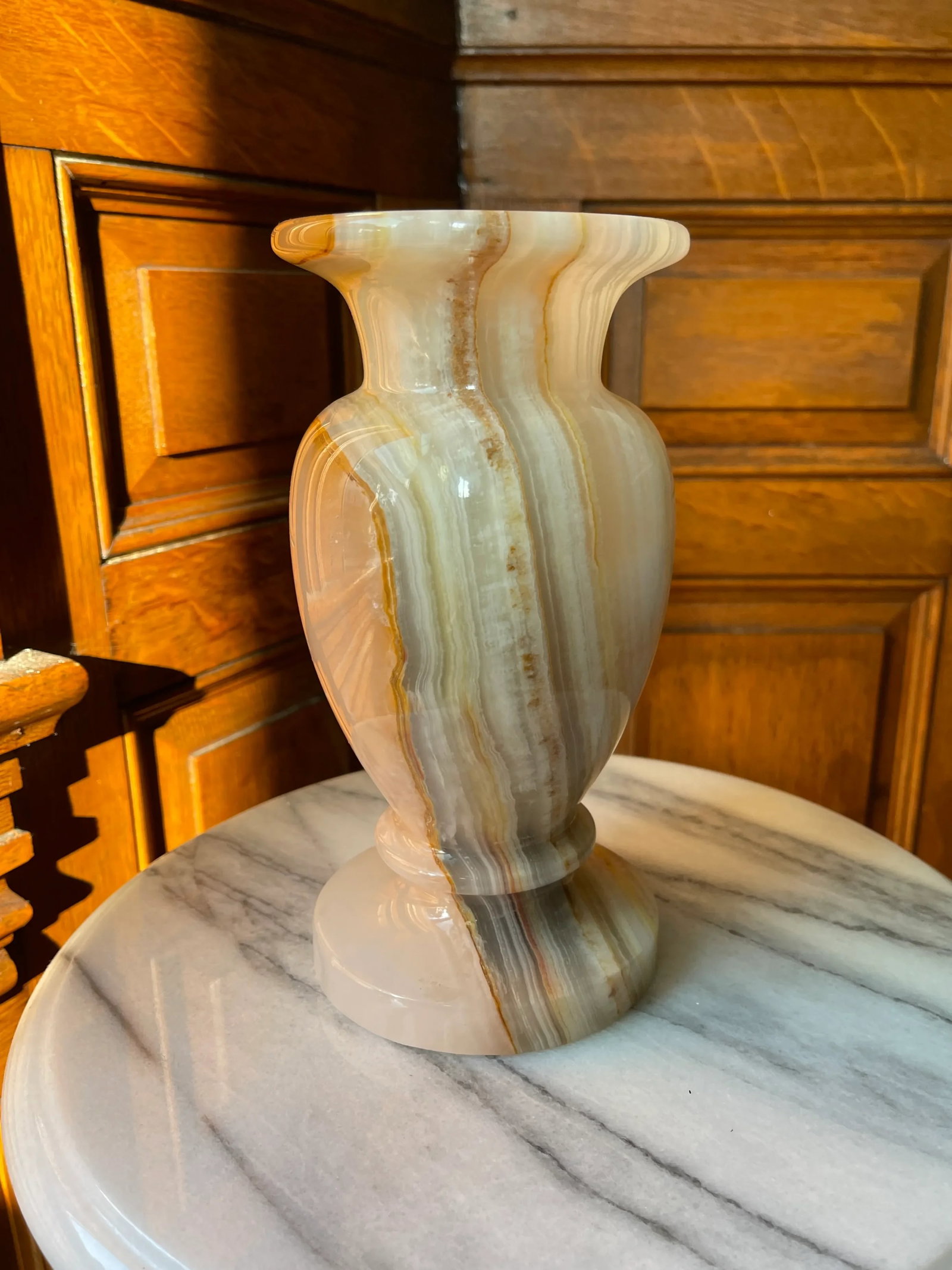 Vintage Onyx Vase - 4