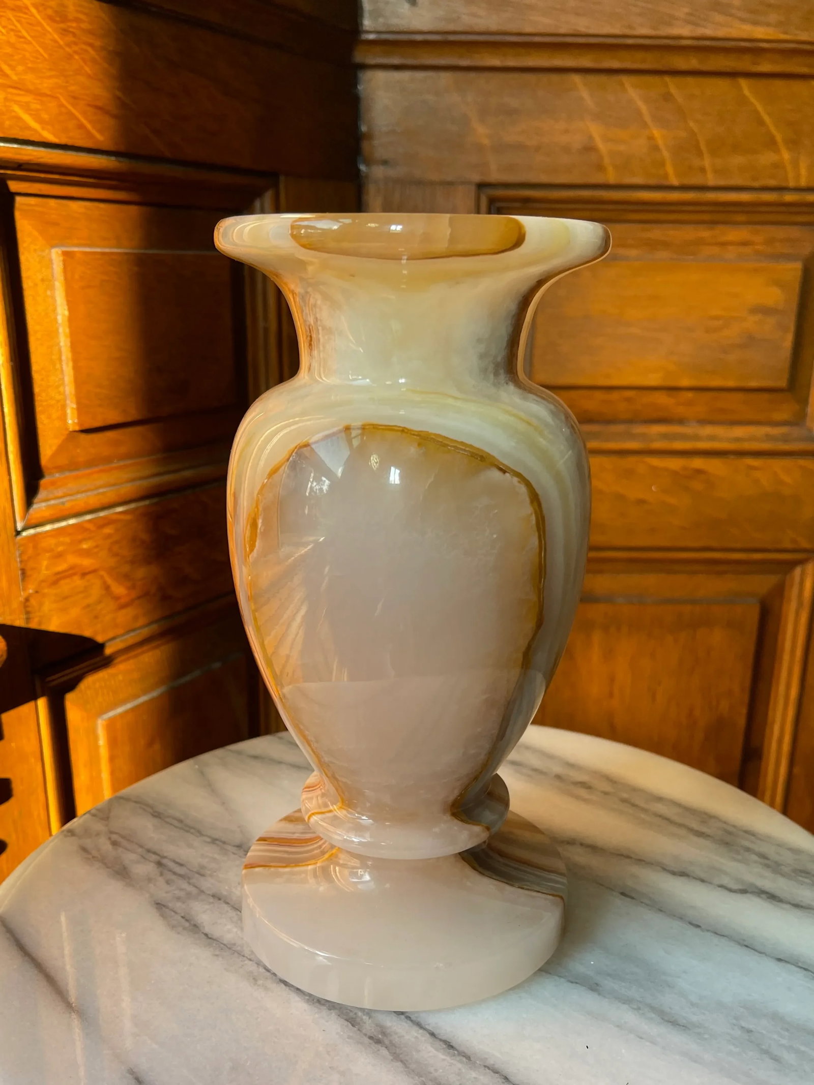 Vintage Onyx Vase - 5