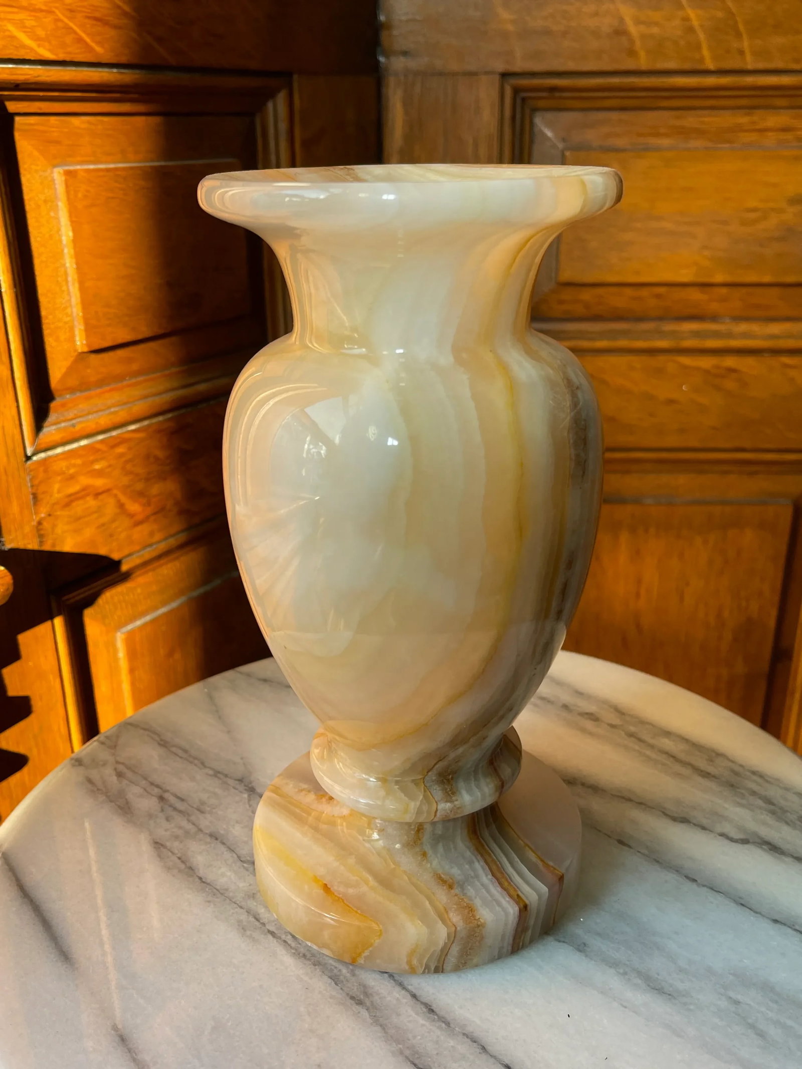 Vintage Onyx Vase - 6