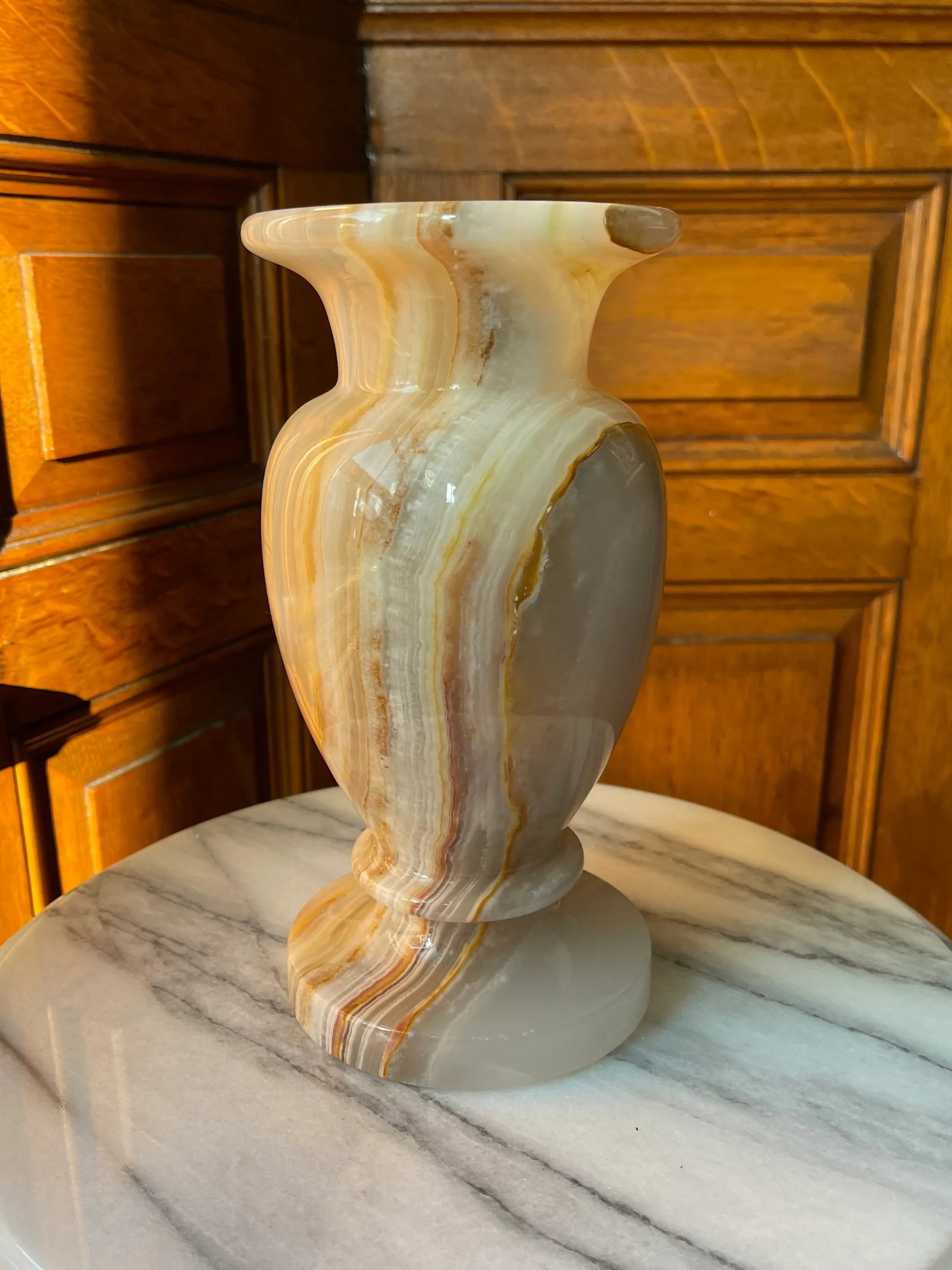 Vintage Onyx Vase - 7