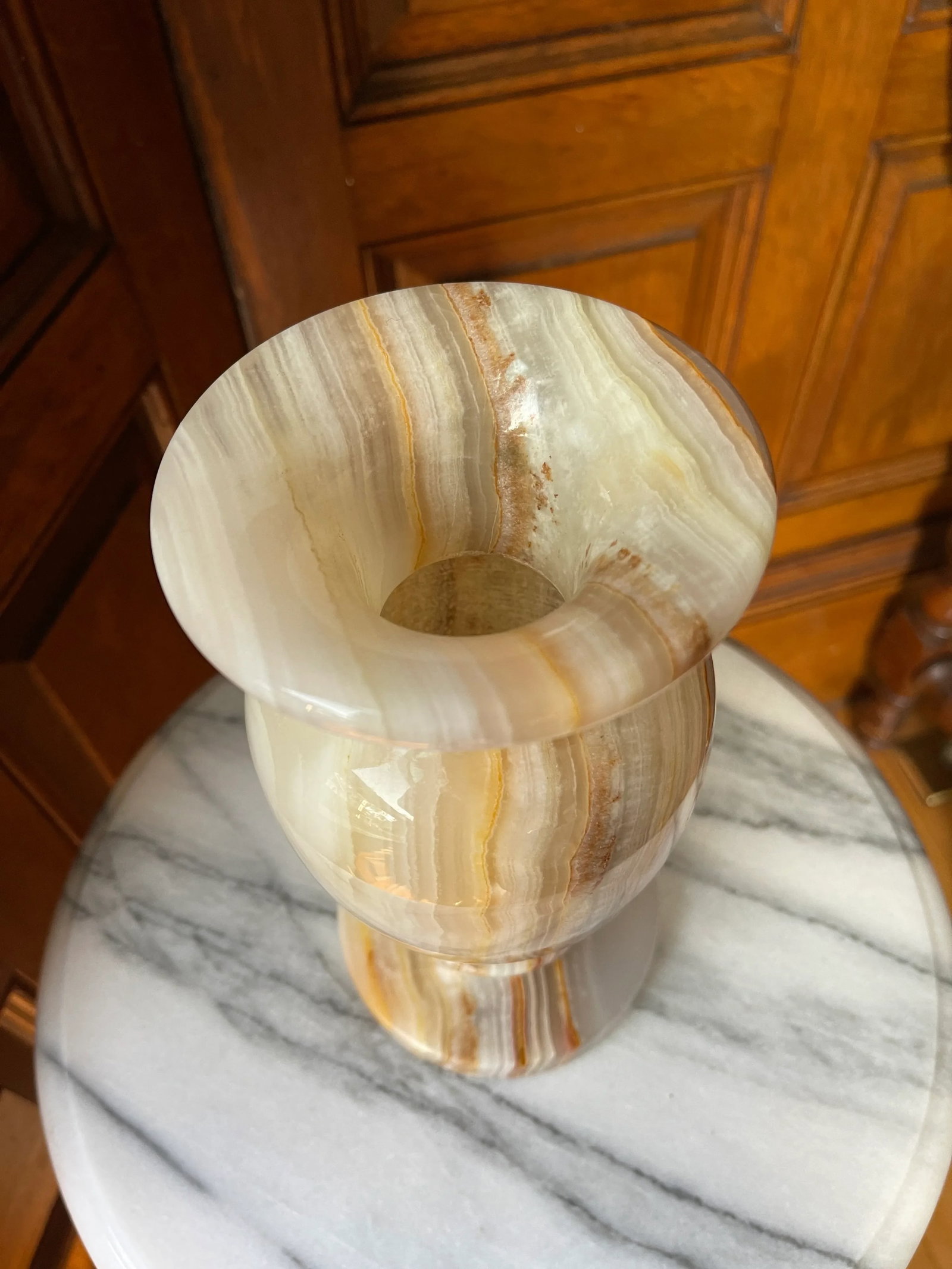 Vintage Onyx Vase - 9