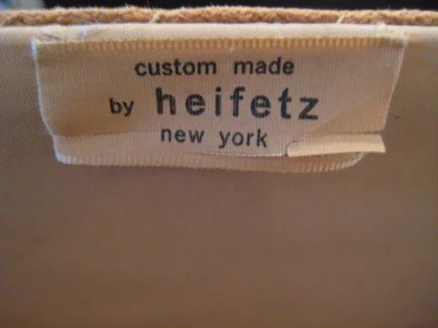1950s Modern Heifetz in Black Lacquer Table Lamps - a Pair - 4