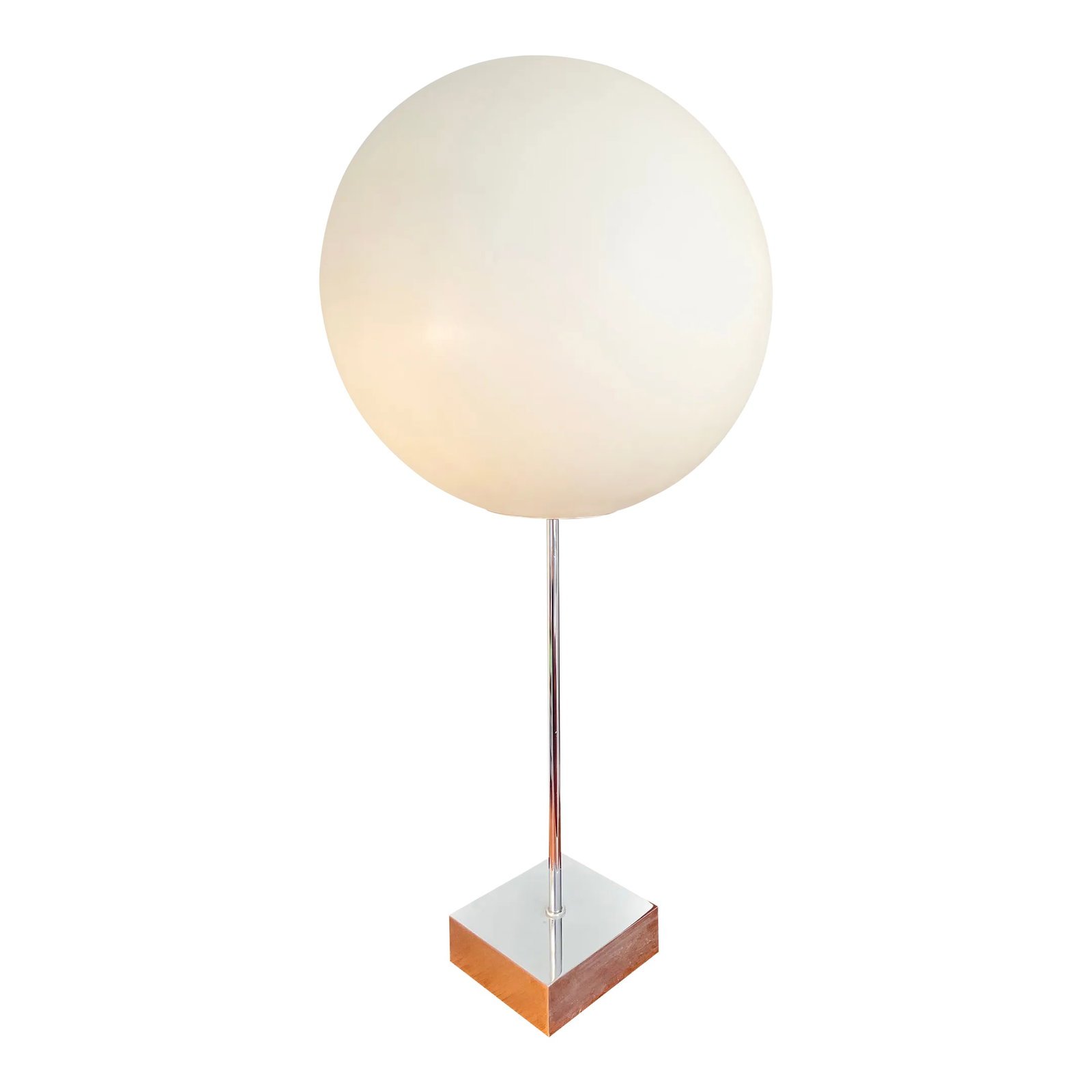 1970s Robert Sonneman "Lollipop" Chrome Table Lamp (1 of 10)