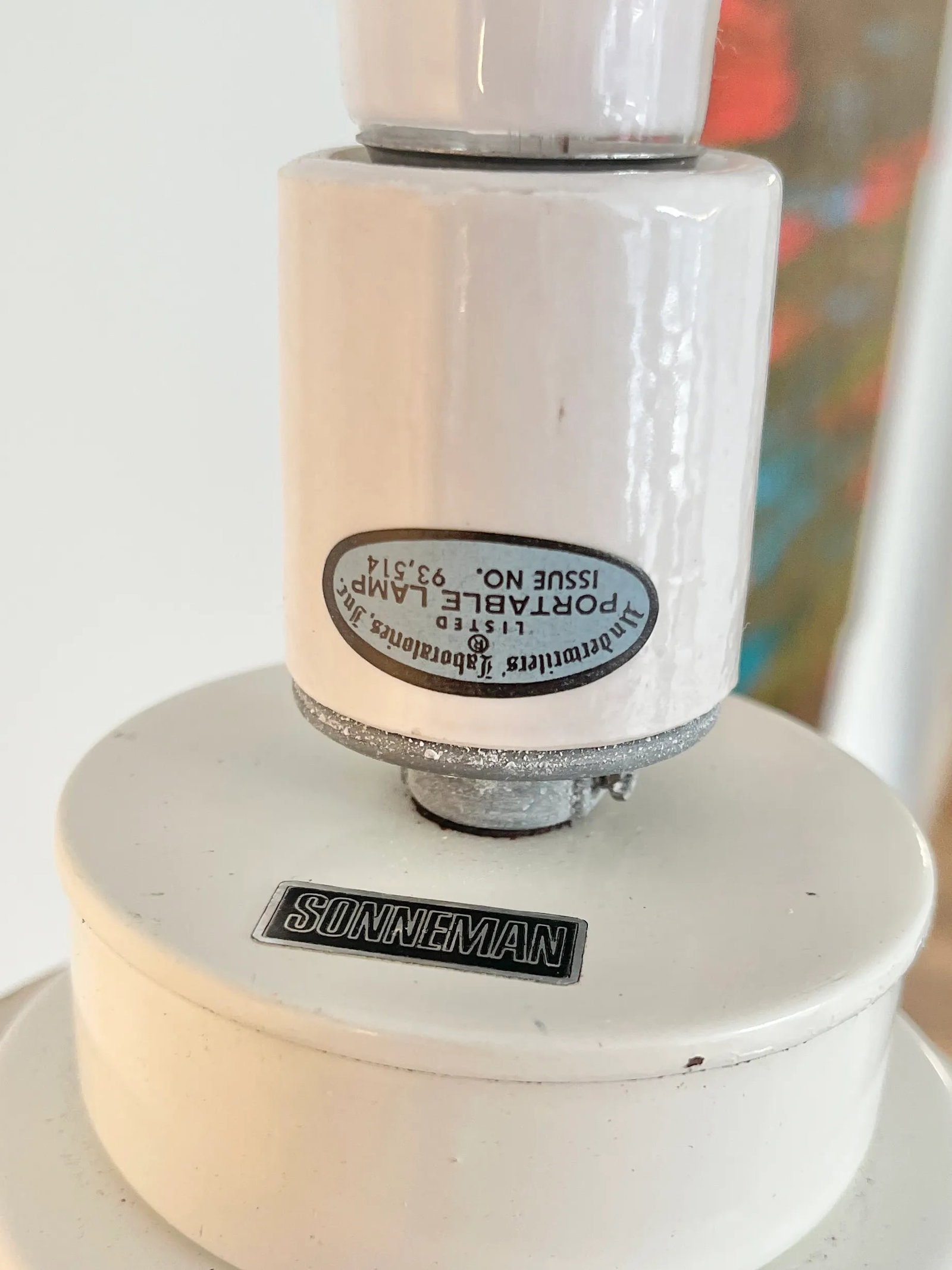 1970s Robert Sonneman "Lollipop" Chrome Table Lamp - 4