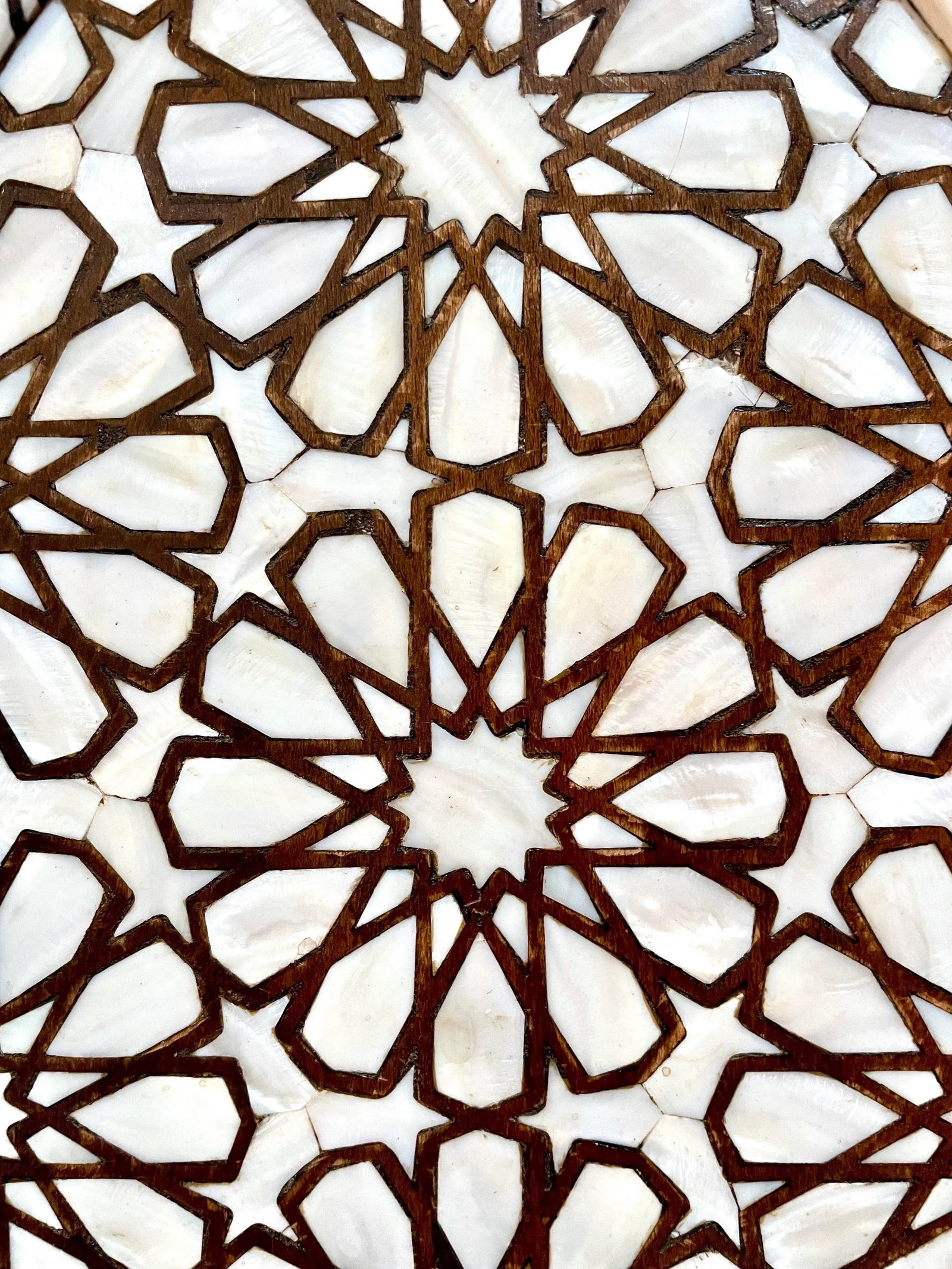 Vintage Mother of Pearl Inlaid Wall Bracket - 5