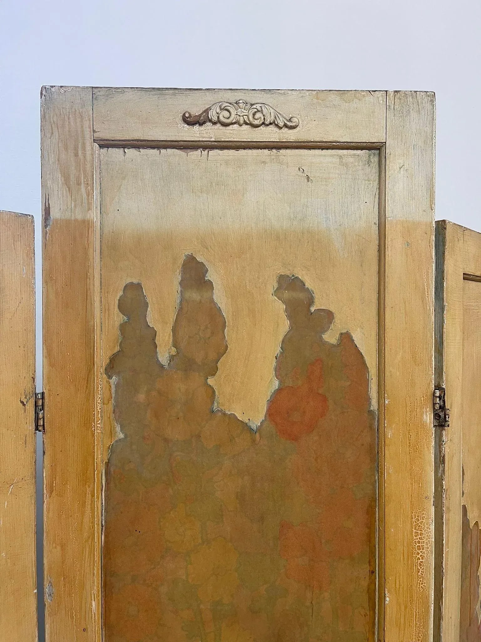 1970s Vintage Room Divider With Floral Motif - 4