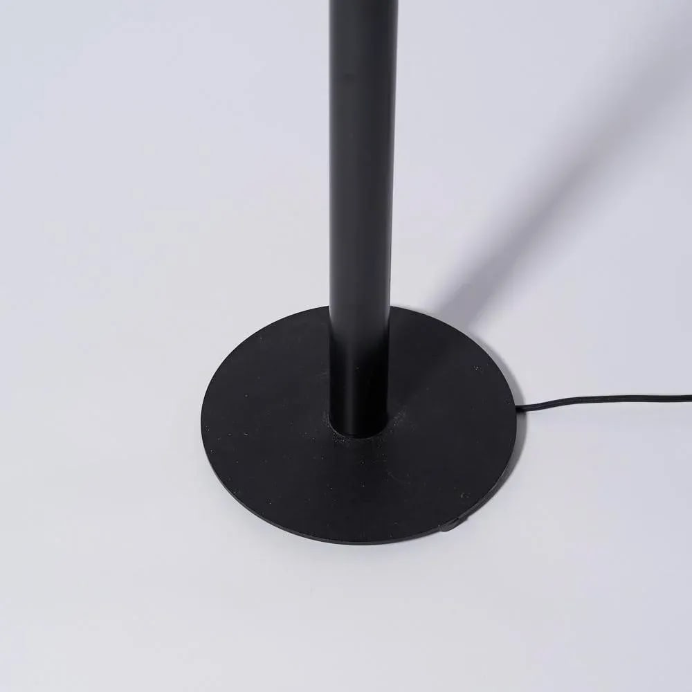 Postmodern Design Black Floor Lamp With White Pyramid Top - 5