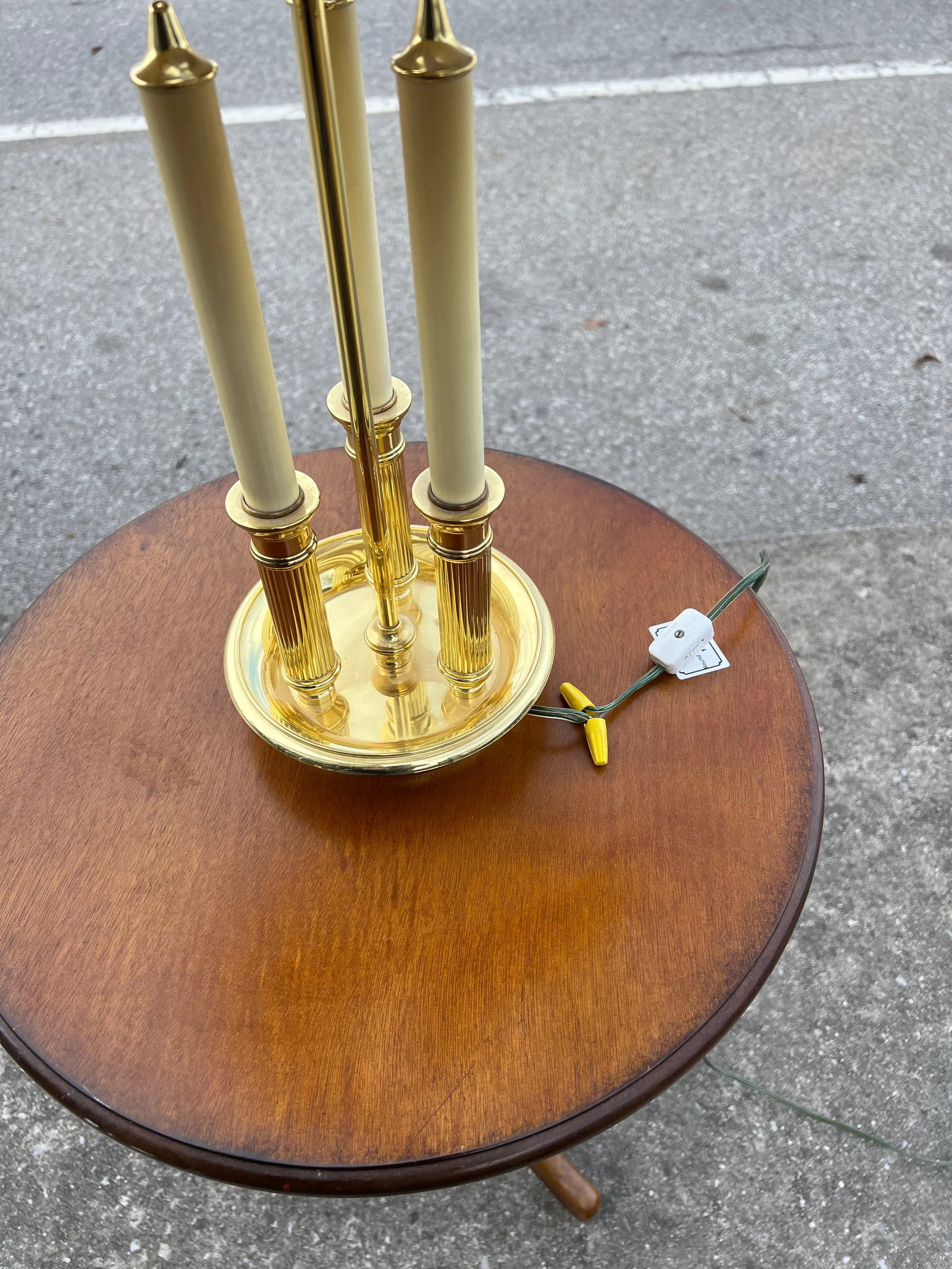 1960s Gold and Black Bouillotte Lamp - 4