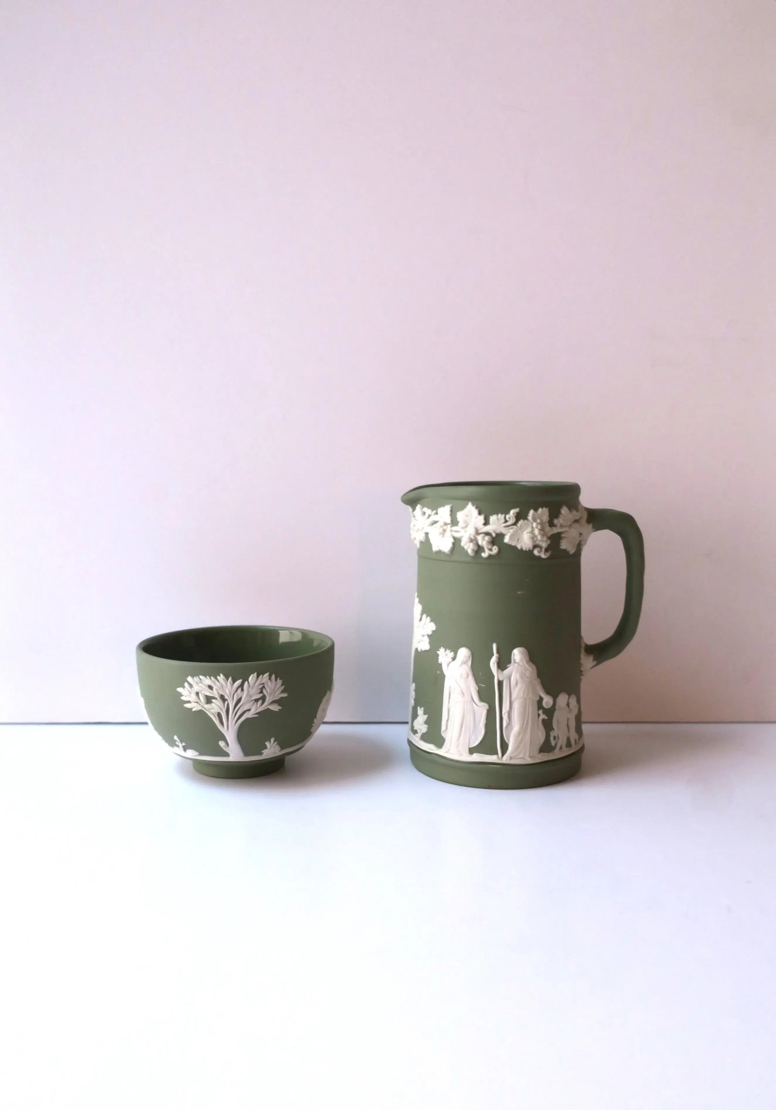 Wedgwood Jasperware Pitcher in the Neoclassical Style - 3