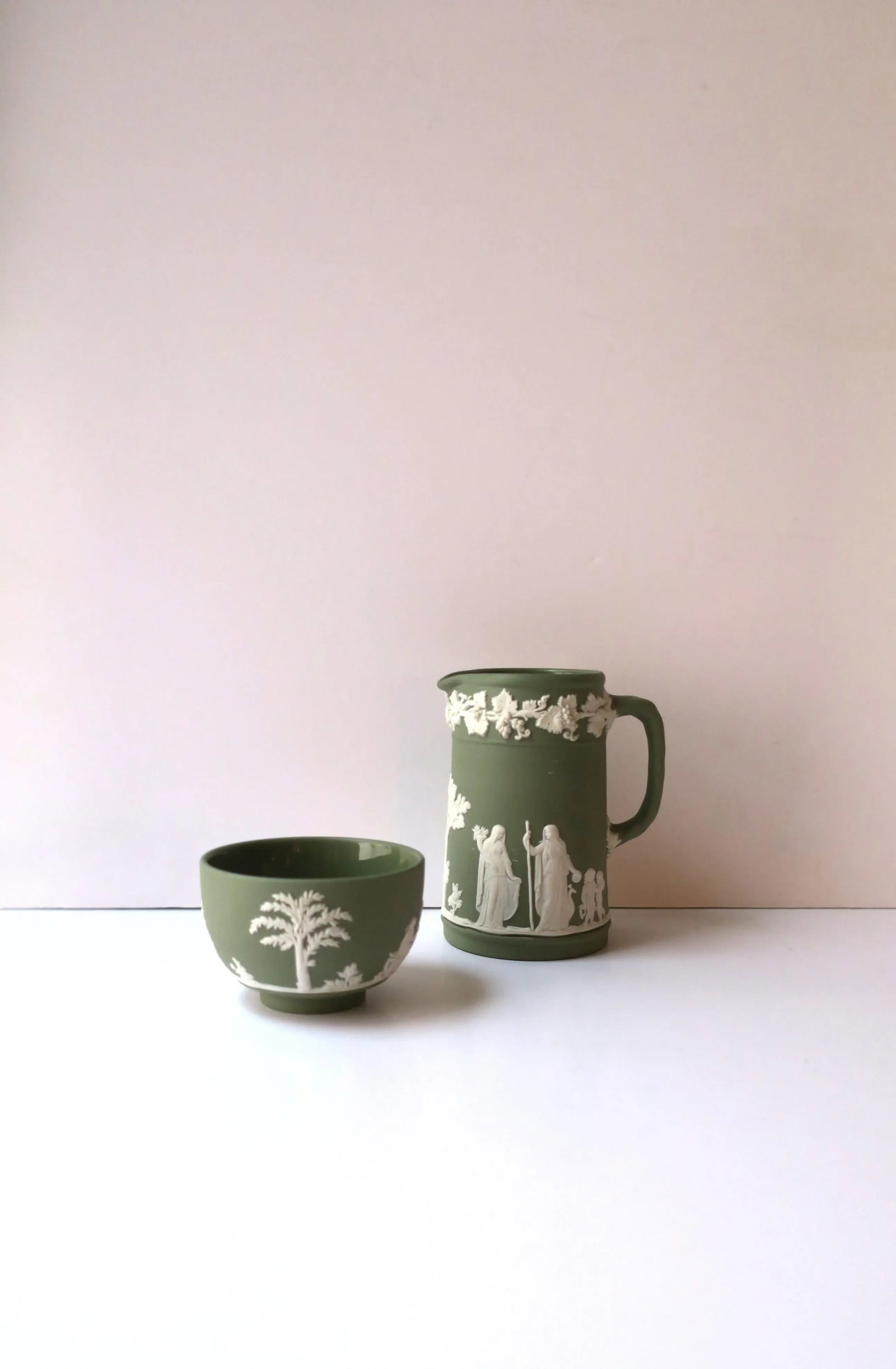 Wedgwood Jasperware Pitcher in the Neoclassical Style - 4