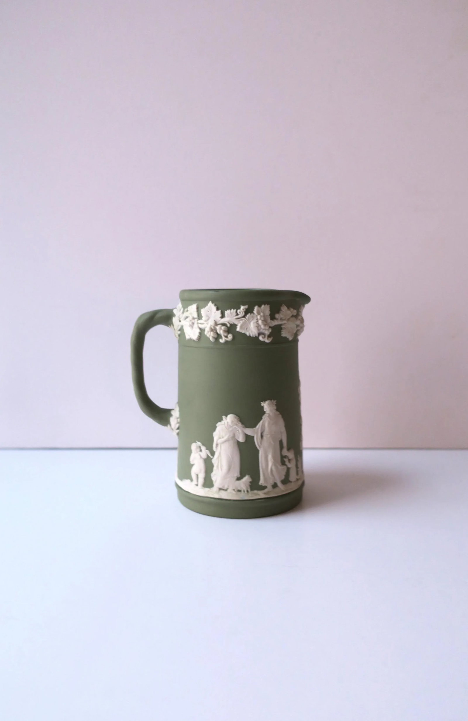 Wedgwood Jasperware Pitcher in the Neoclassical Style - 8