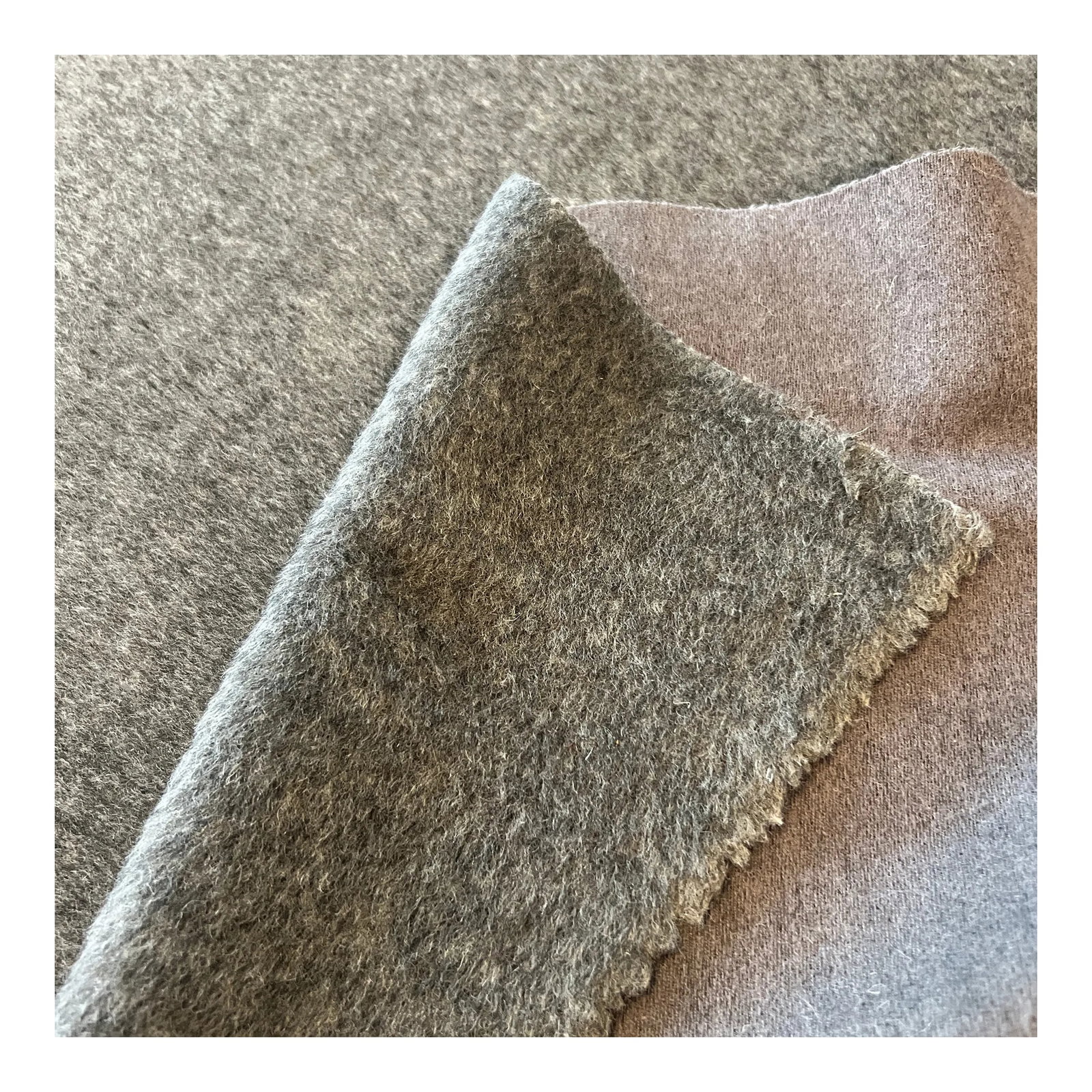 Holly Hunt Deep Charcoal Grey Alpaca Fabric- 3 1/2 Yards: Holly Hunt Deep Charcoal Grey Alpaca Fabric- 3 1/2 Yards Condition: Alterations: Original Condition Unaltered Imperfections: Some Imperfections Condition Notes: Very good. Remnant . New. Origin: Peru