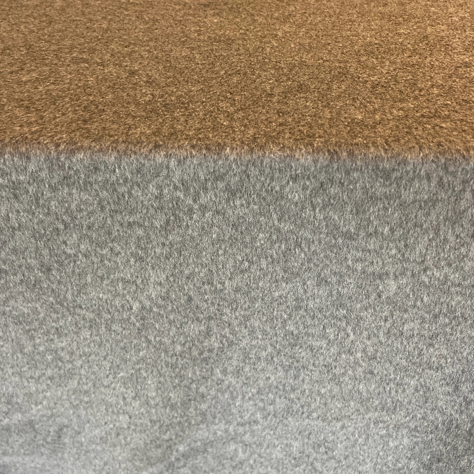 Holly Hunt Deep Charcoal Grey Alpaca Fabric- 3 1/2 Yards - 4