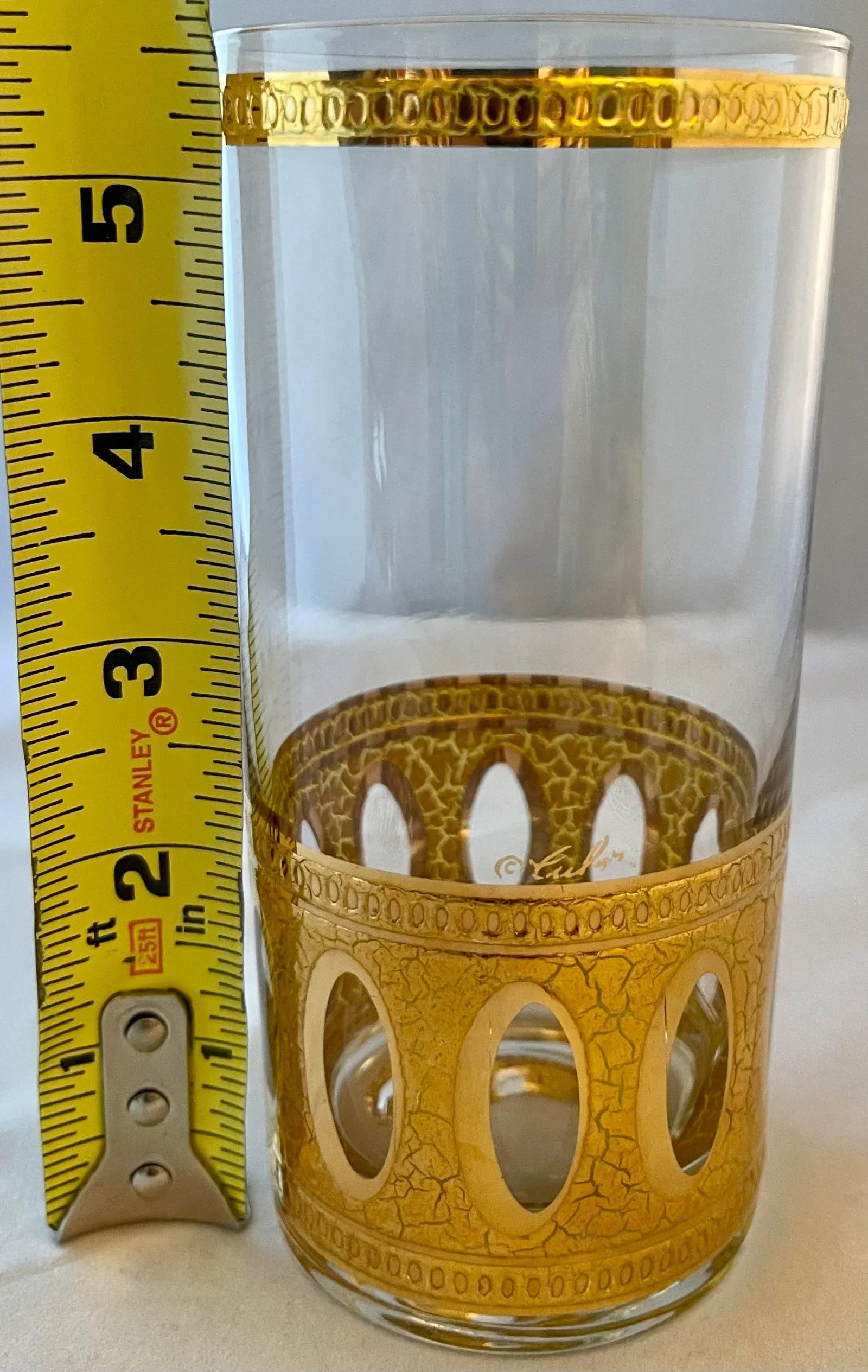 1960s Mid-Century Modern Culver "Antiqua" Highball Glasses - Set of 5 - 8