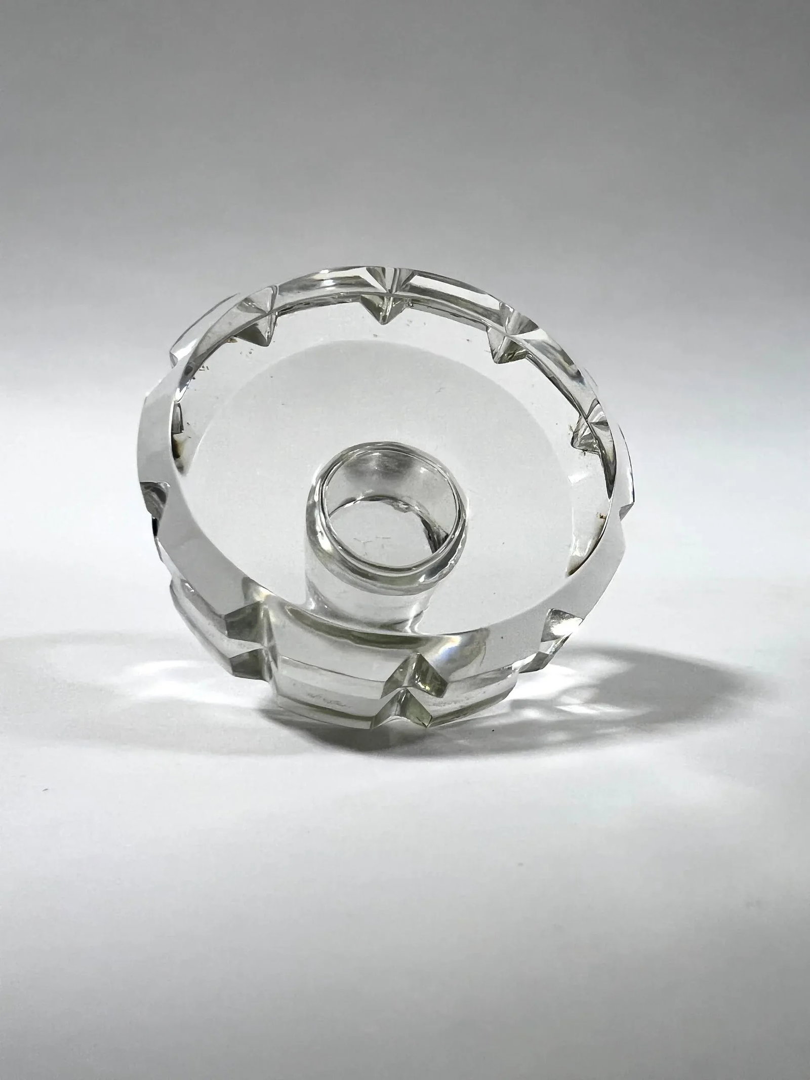 Vintage Baccarat French Cut Crystal Decanter and Stopper, Talleyrand Pattern - 7