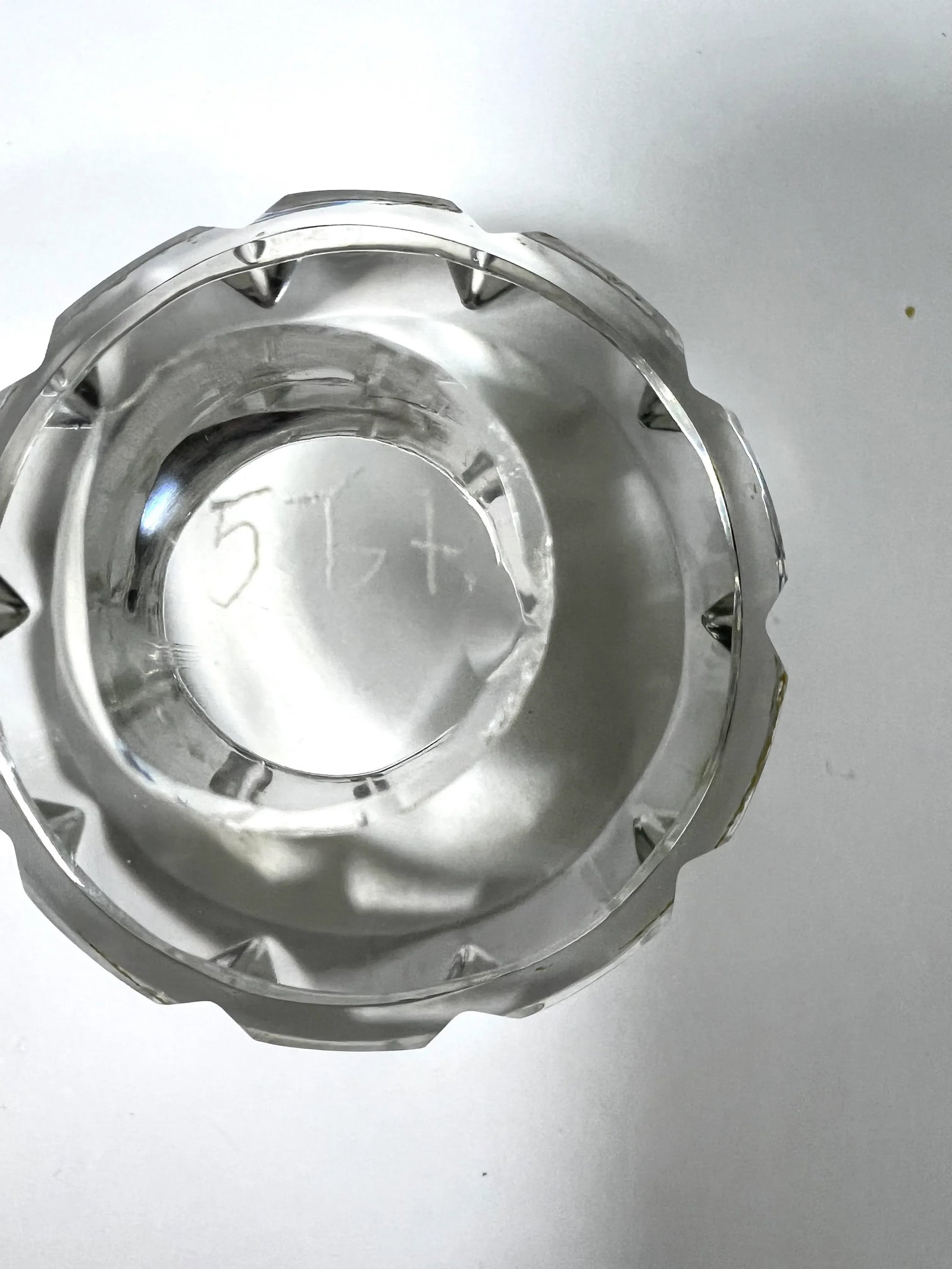 Vintage Baccarat French Cut Crystal Decanter and Stopper, Talleyrand Pattern - 8