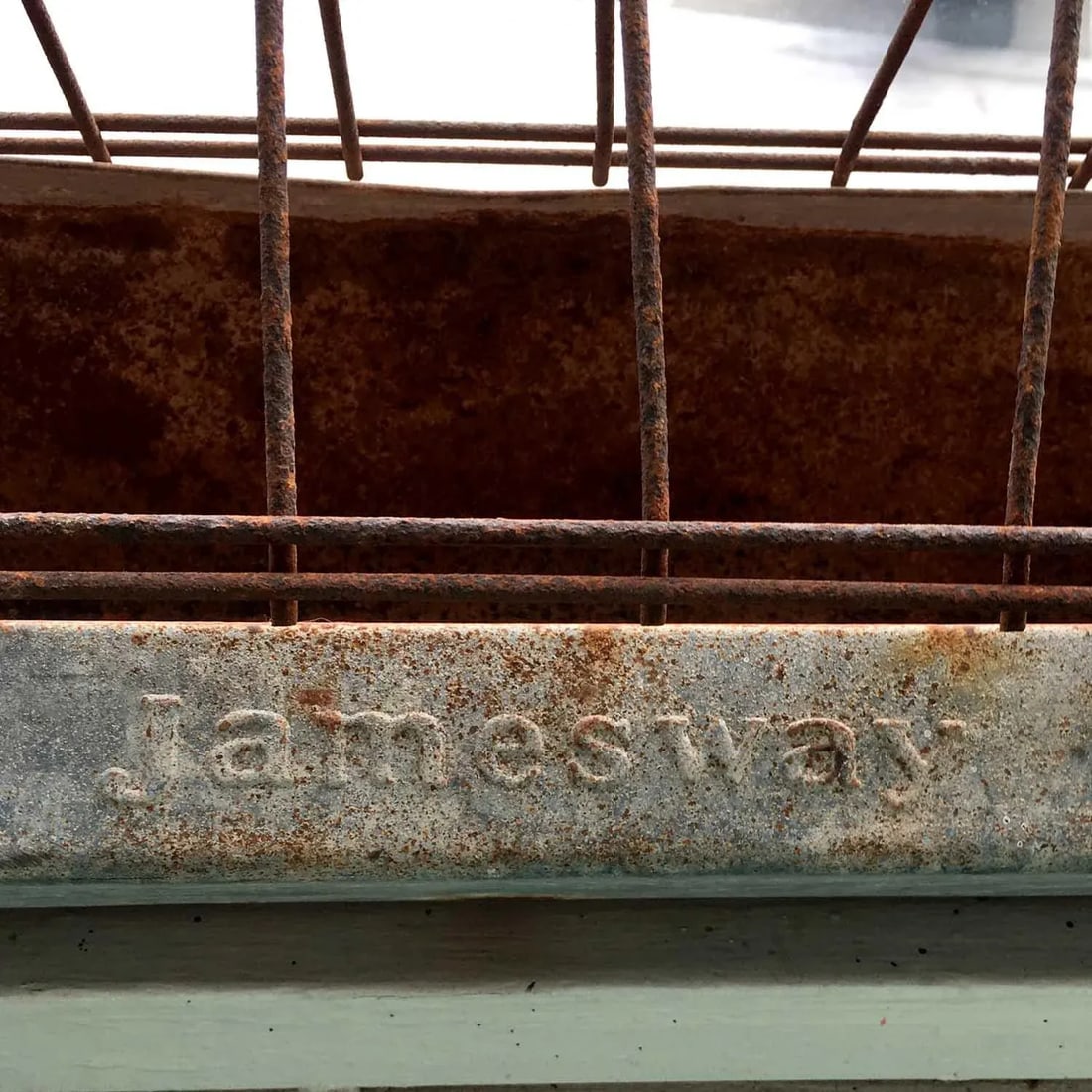 Vintage Jamesway Chicken Feeder - 4