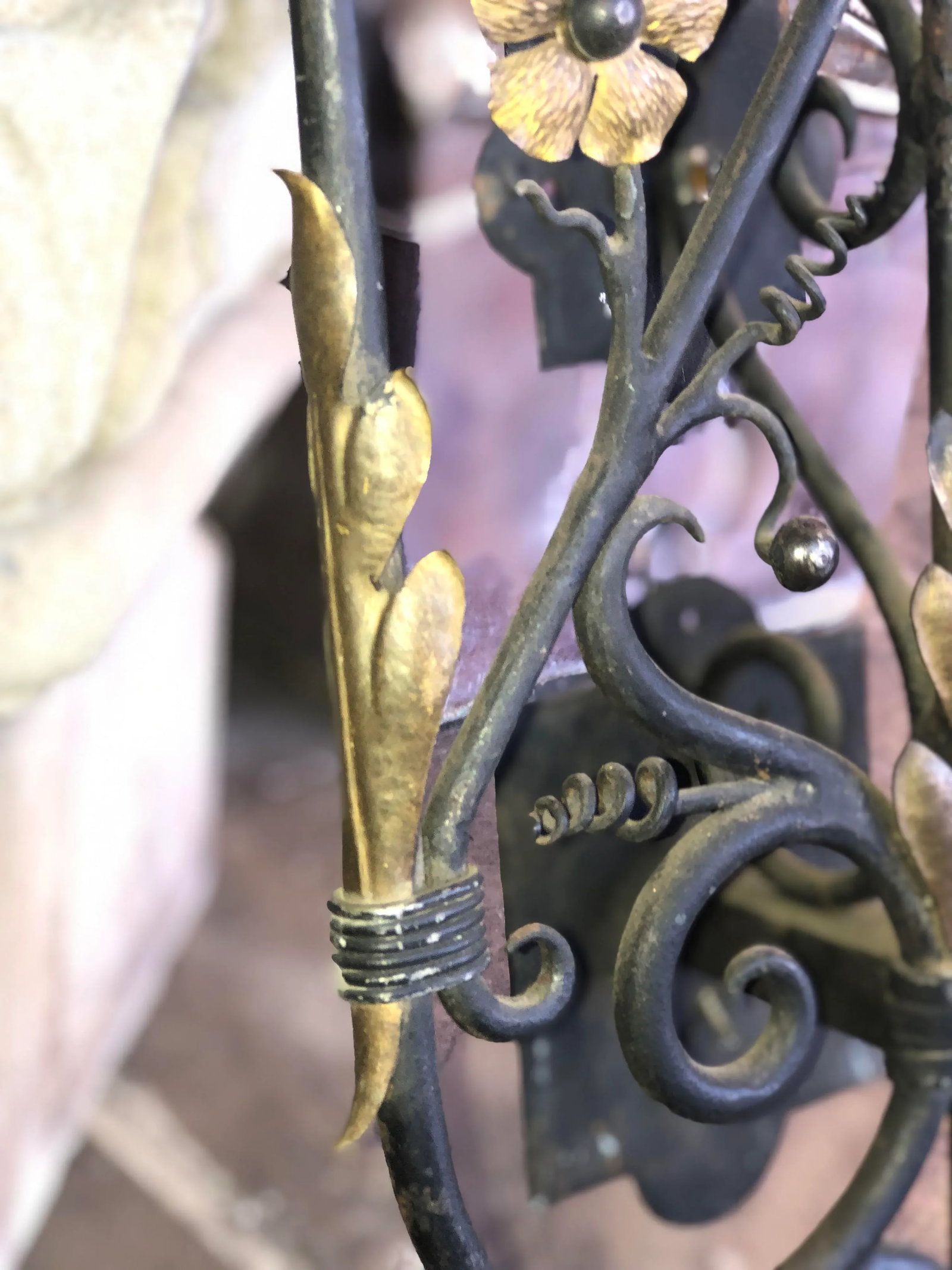 1920s Spanish Revival Mediterranean Sconces - a Pair - 5