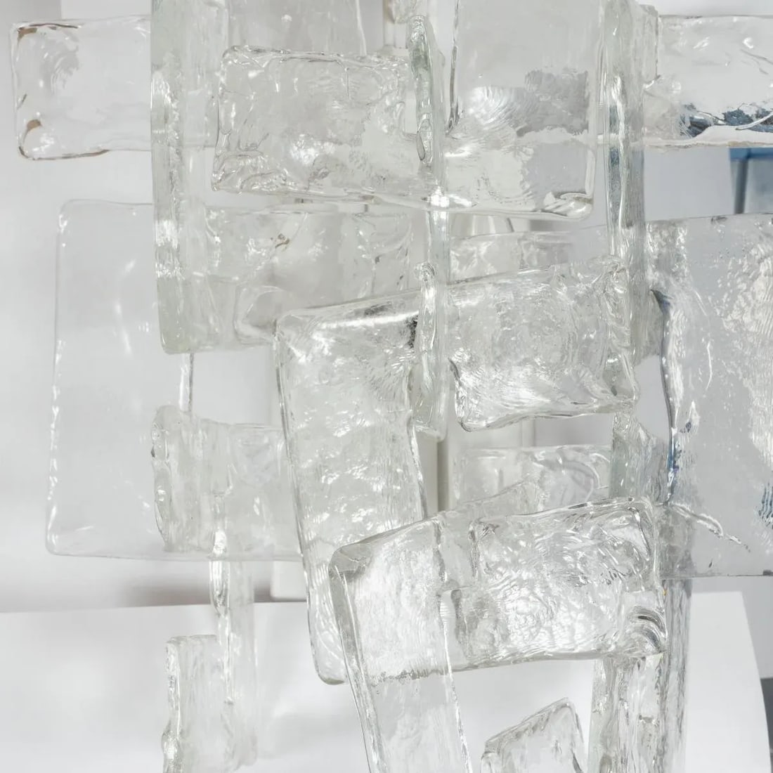 Vintage Murano Glass Link Sconce by Mazzega - 10