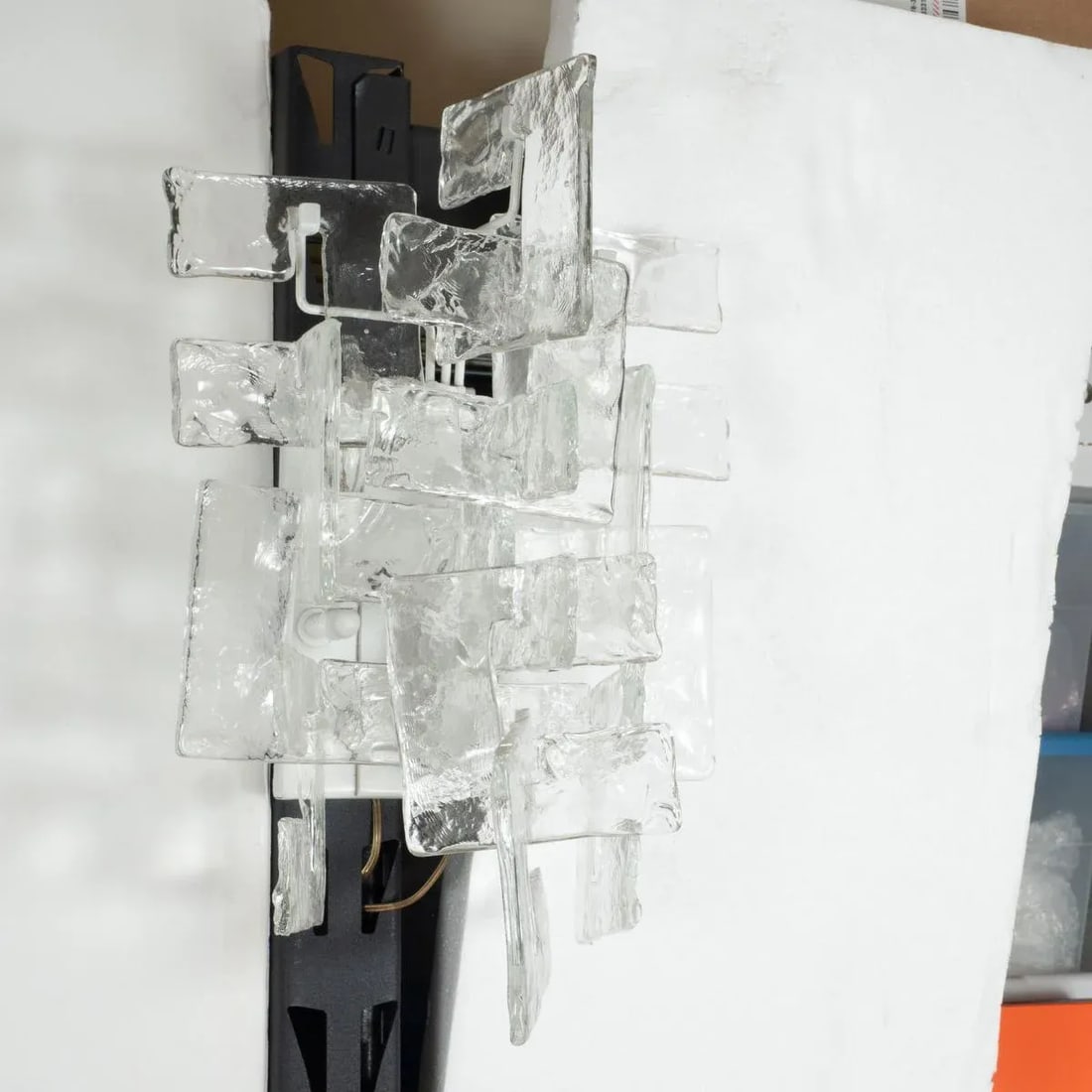 Vintage Murano Glass Link Sconce by Mazzega - 2