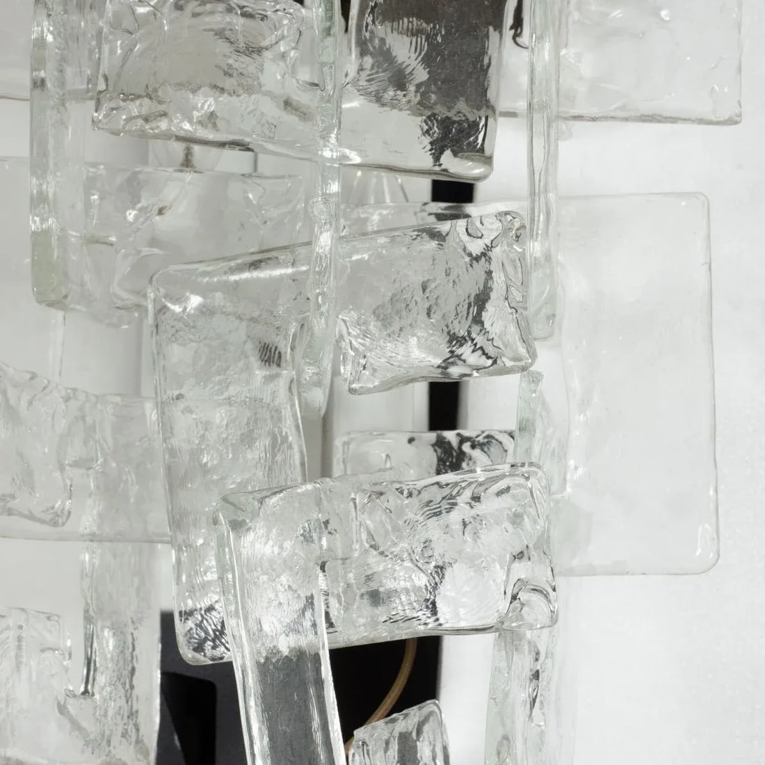 Vintage Murano Glass Link Sconce by Mazzega - 5