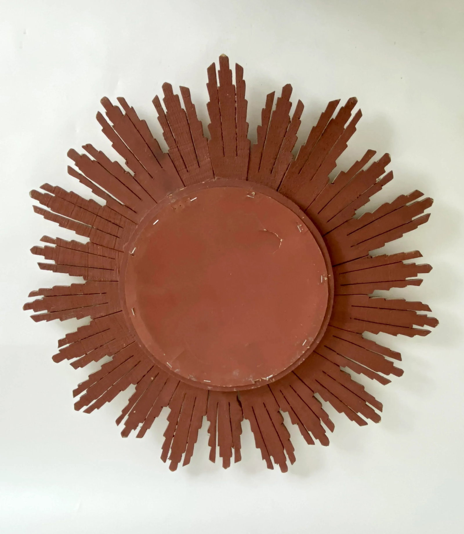 1940s French Gold Sunburst Mirror - 6