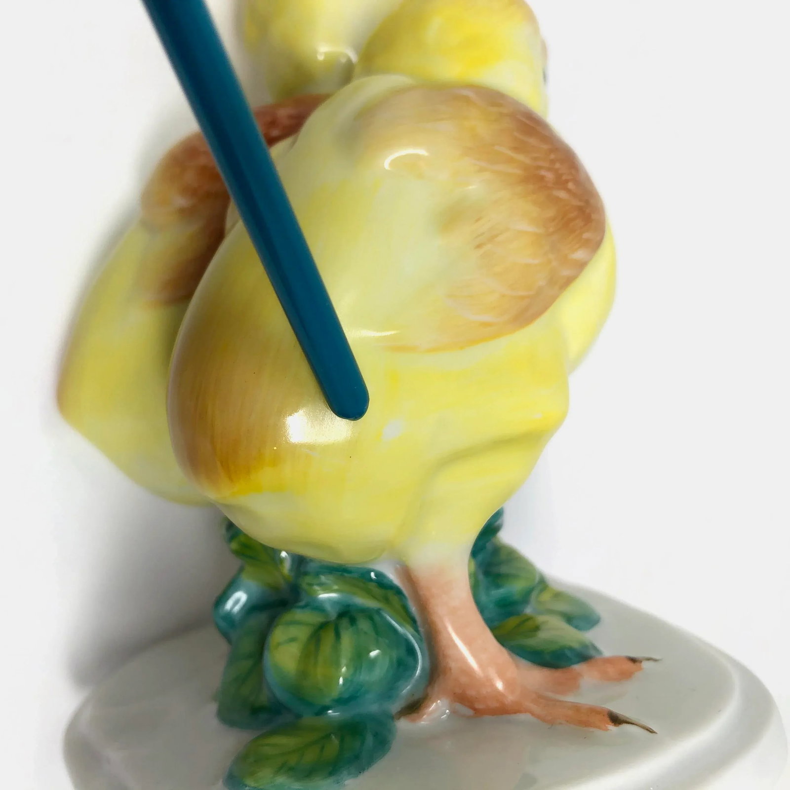 Late 20th Century Herend Pair of Yellow Chicks Handpainted Porcelain Figurine - 9