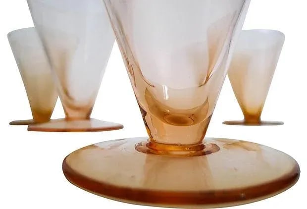 Pink-Copper Parfait Glasses - Set of 4 - 2