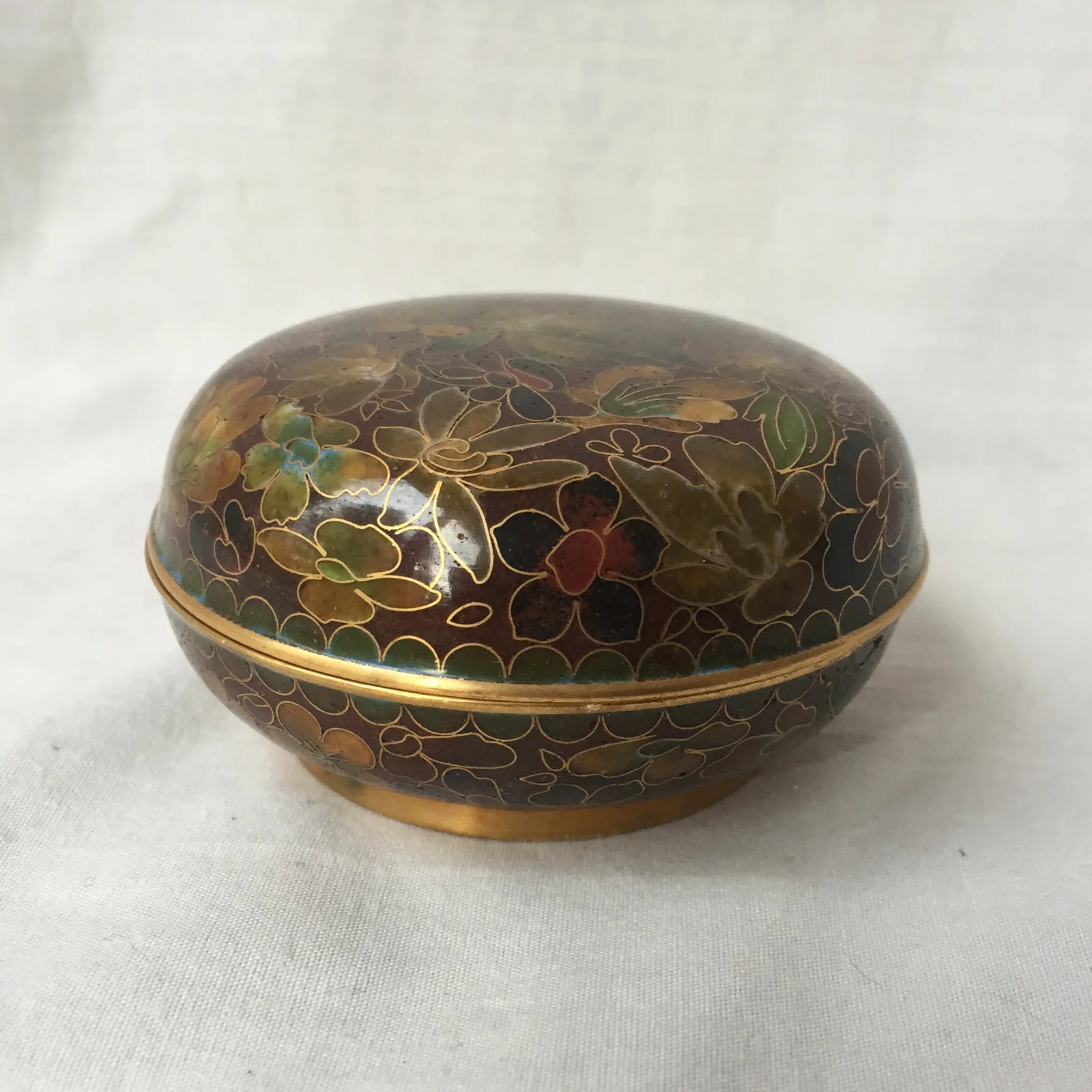 Cloisonne Lidded Dish - 2