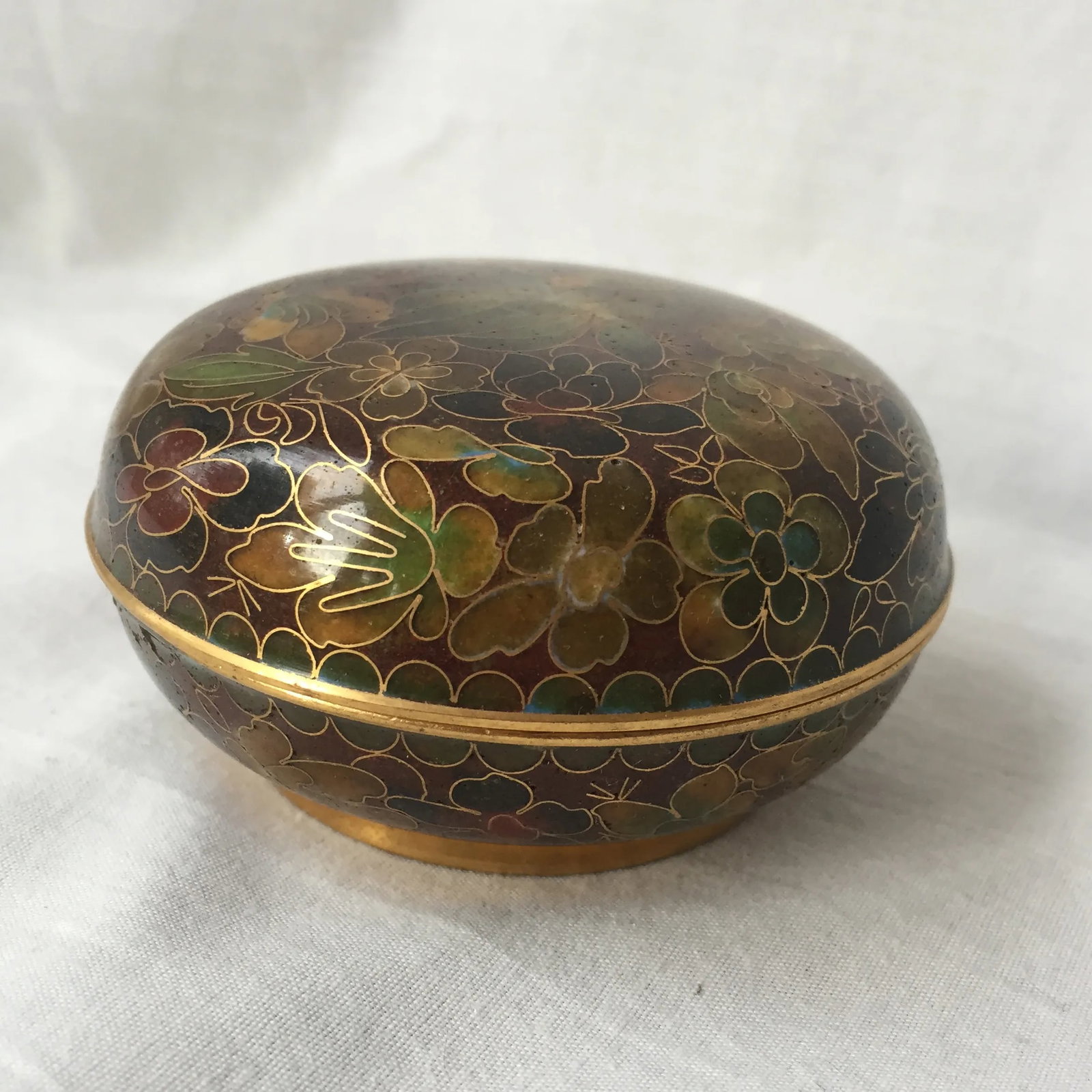 Cloisonne Lidded Dish - 4